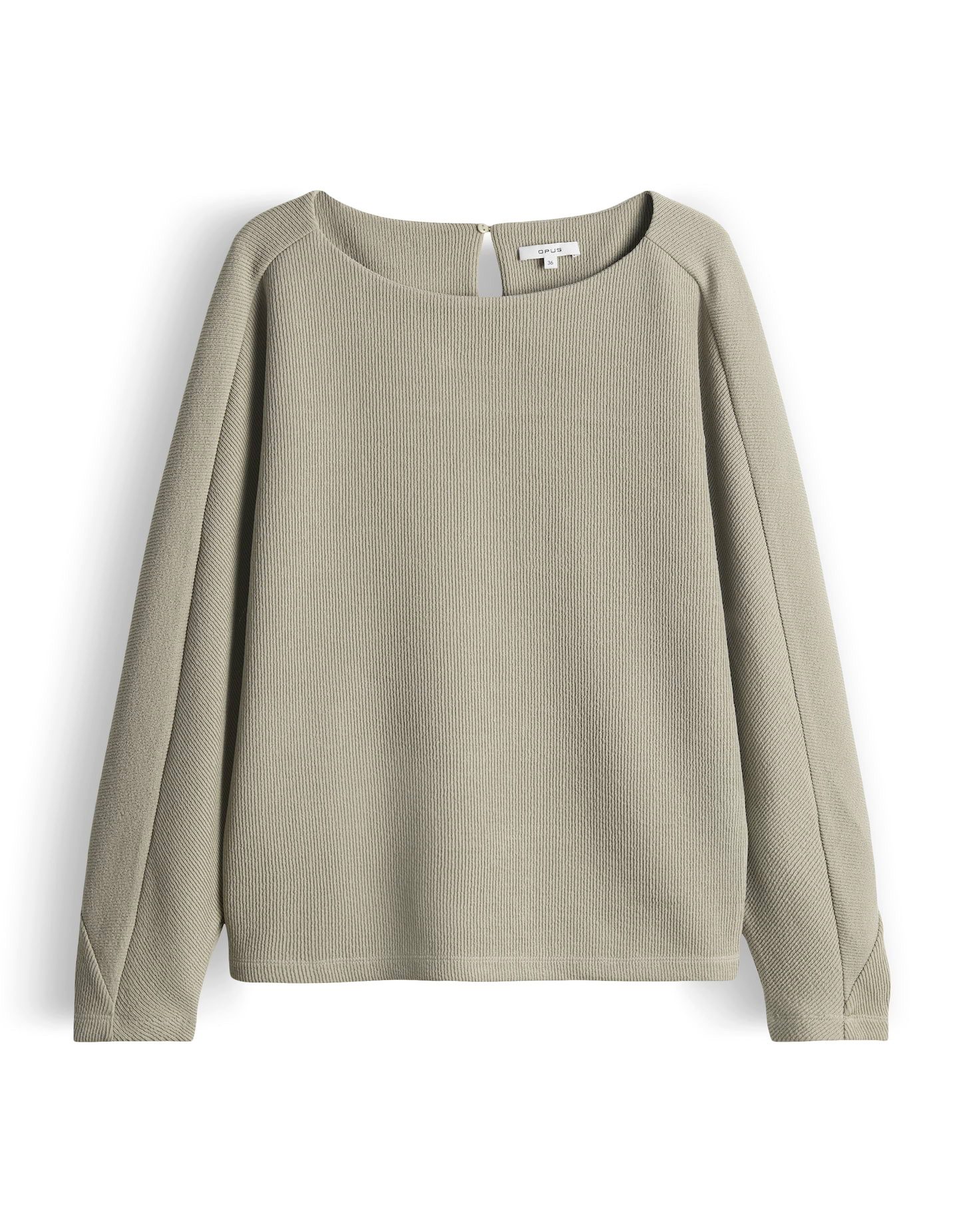 Sweatshirt Sweatshirt aus Sweatware mit 3-D Streifen Optik