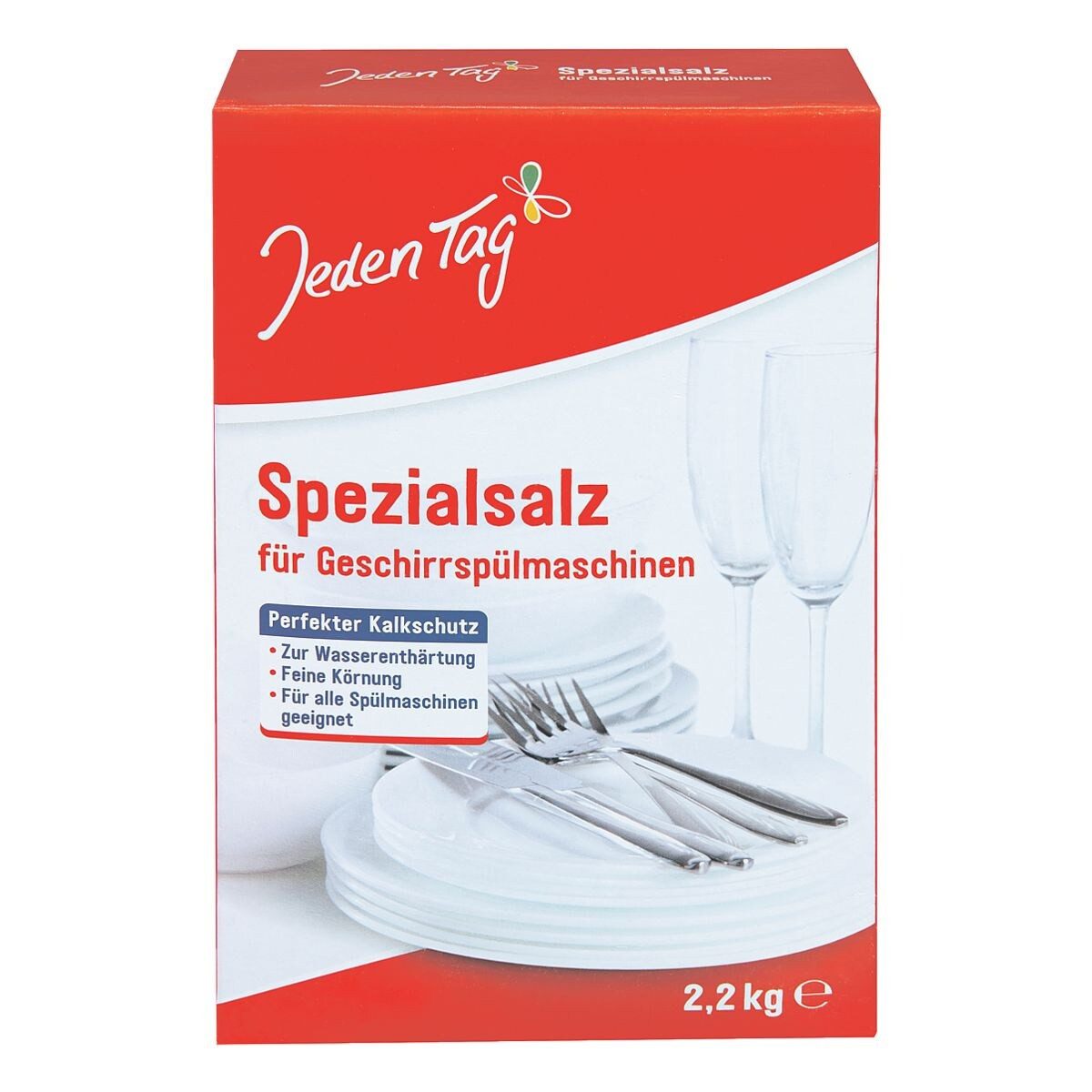 Jeden Tag Spülmaschinensalz (2,2 kg)