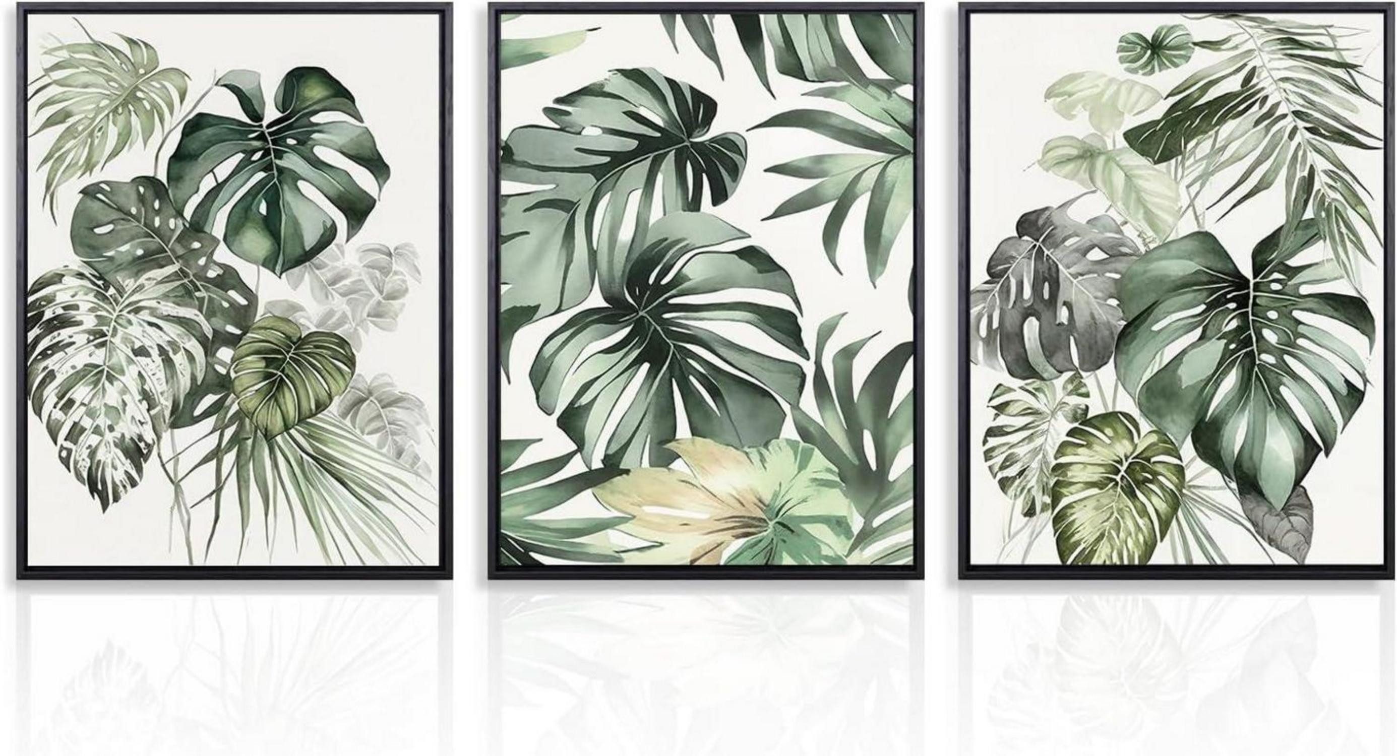 LuxusKollektion Poster Grüne Botanical Wall Decor günstig online kaufen