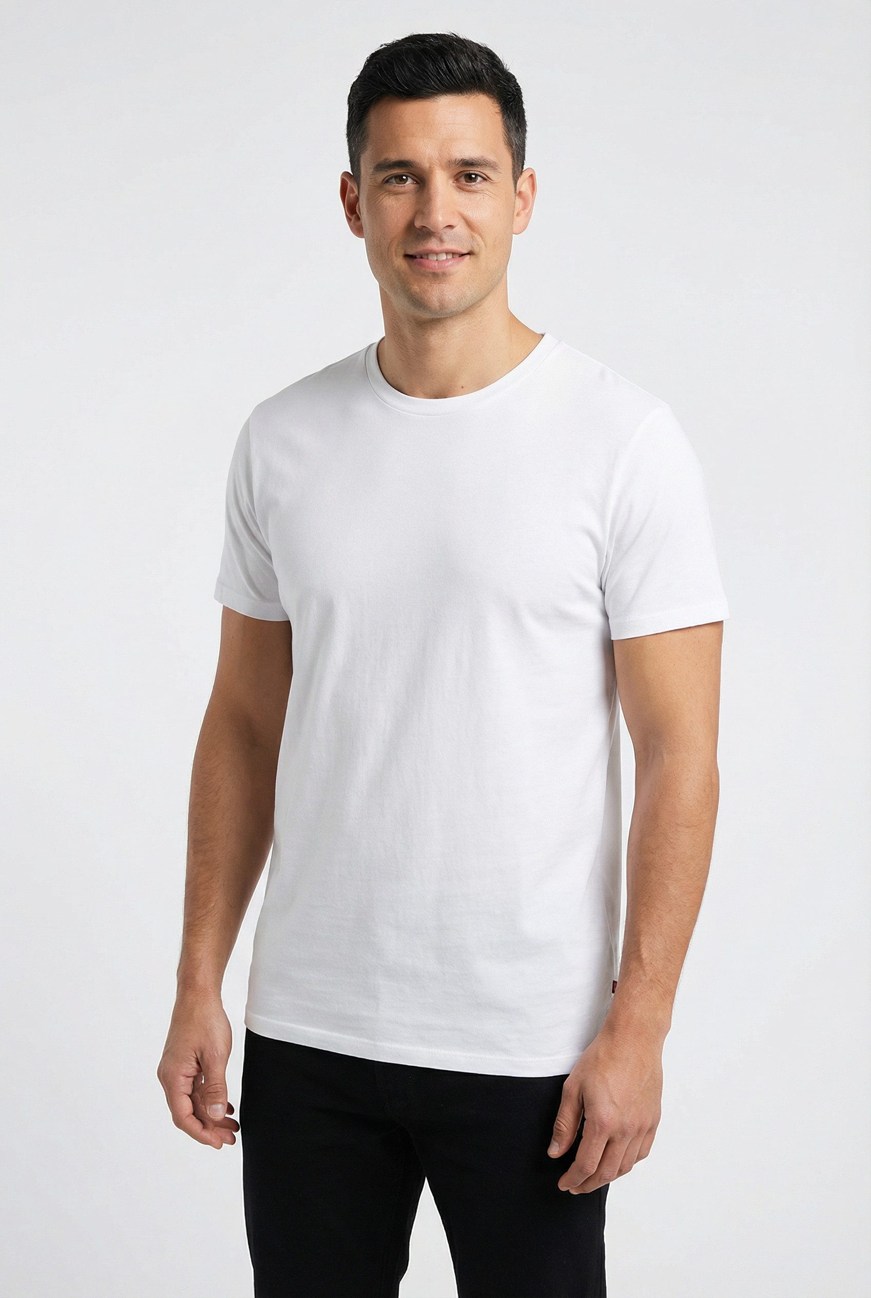 Levi's® T-Shirt LEVIS MEN SOLID CREW 3P (3er Pack) mit Rundhalsausschnit und kurzen Ärmeln, Multipack