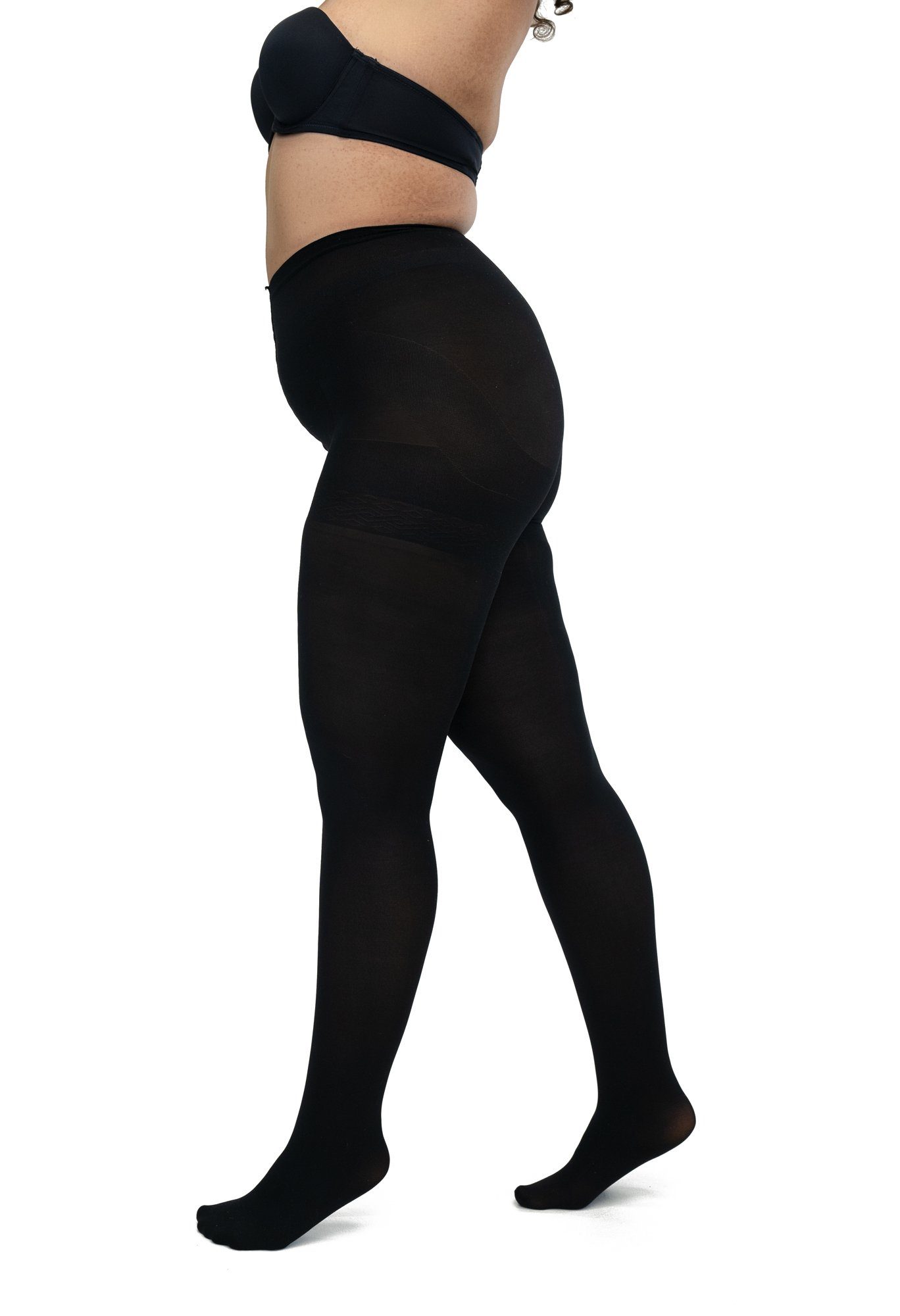 disée Feinstrumpfleggings disée Damen Bodyshaping Tights Feinstrumpfhose blickdicht 80 DEN superweich mit Wäscheflachnaht und Baumwollzwickel