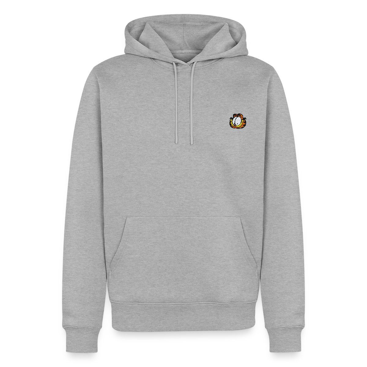 Spreadshirt Hoodie Garfield Als Stick-Design Herren Premium Hoodie (1-tlg)