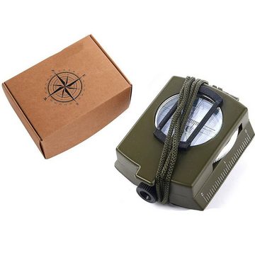 Fivejoy Kompass Kompass Militär Marschkompass mit Tasche für Camping, Wanderung