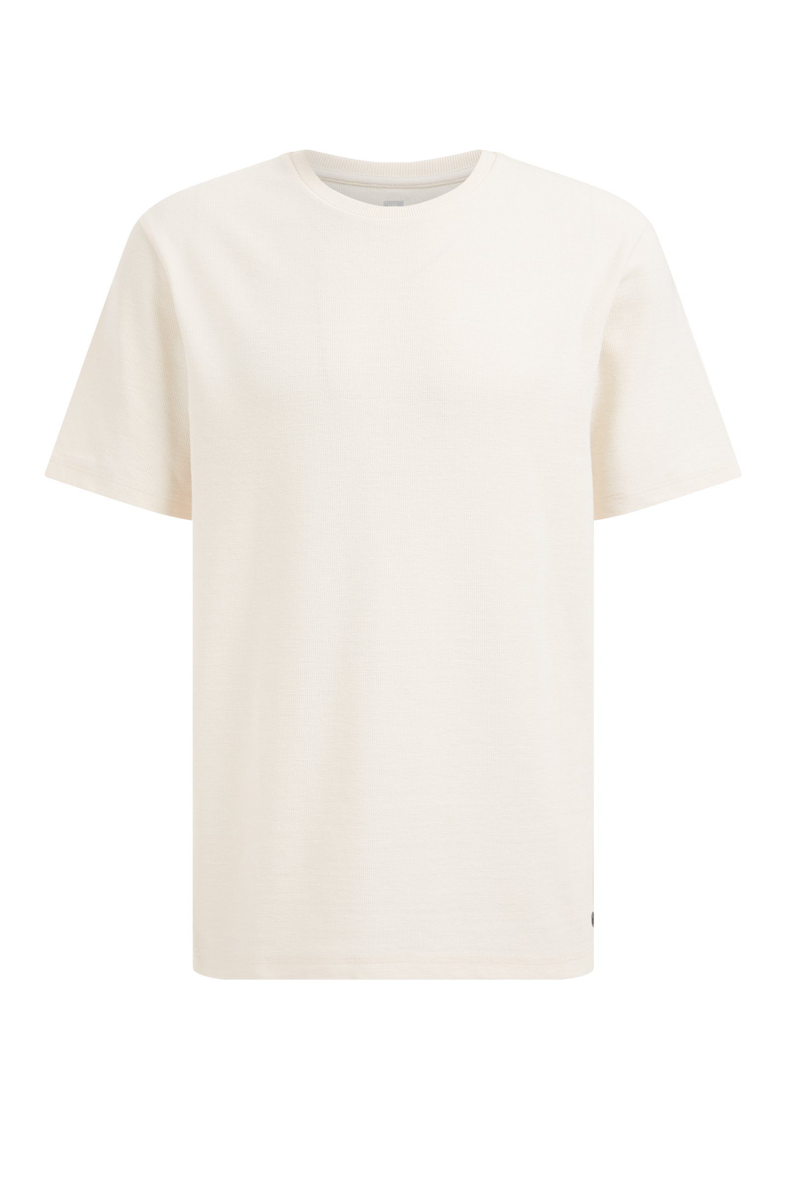 WE Fashion T-Shirt (1-tlg) Elfenbein