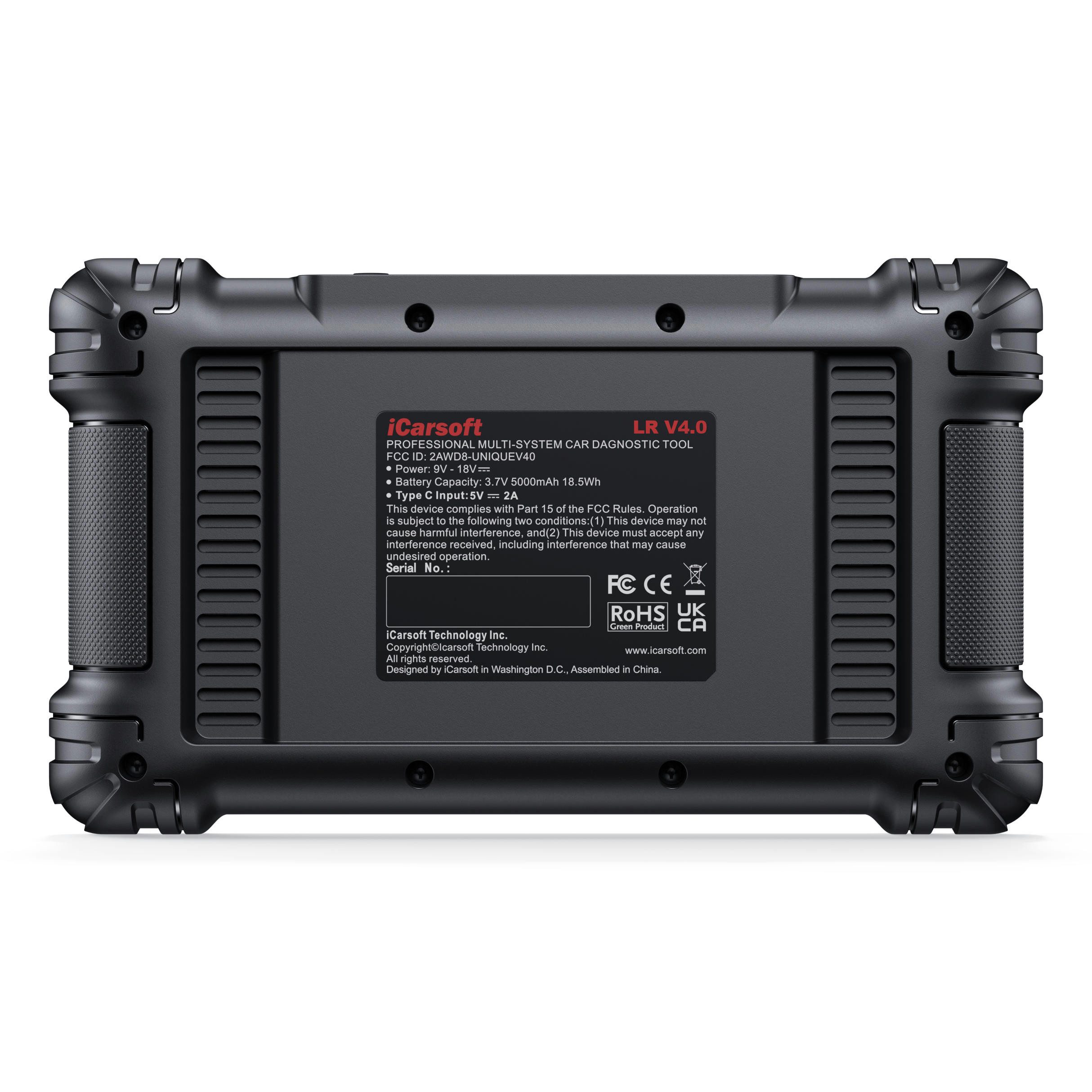 iCarsoft OBD2-Diagnosegerät LR V4.0 für Jaguar- und Land-Rover-Fahrzeuge, Professionelle Diagnose- und Servicefunktionen