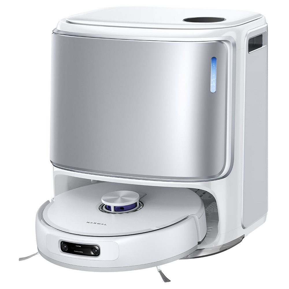 Narwal Saugroboter Freo Z10 Ultra Saugroboter mit Wischfunktion, All-in-One-Basisstation, 65 W, mit Beutel, 18.000Pa Absaugung, DirtSense Technologie, verhedderungsfreie Bürste