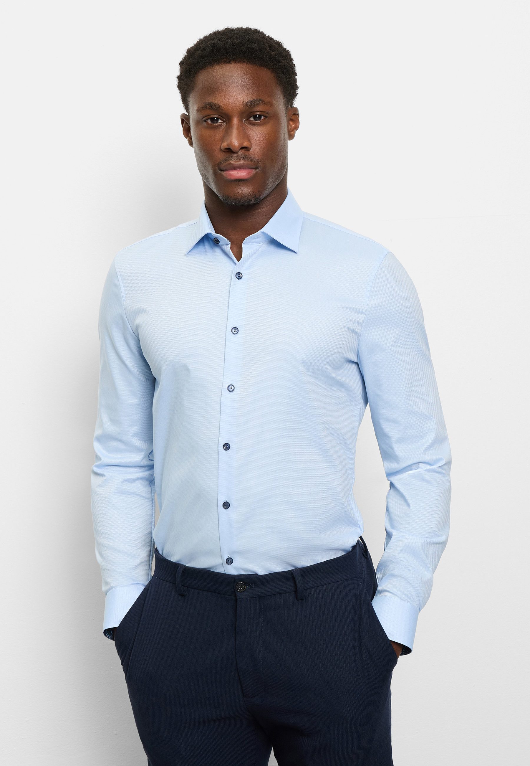 Businesshemd OLYMP No. Six, super slim, New York Kent mit extra langem Arm