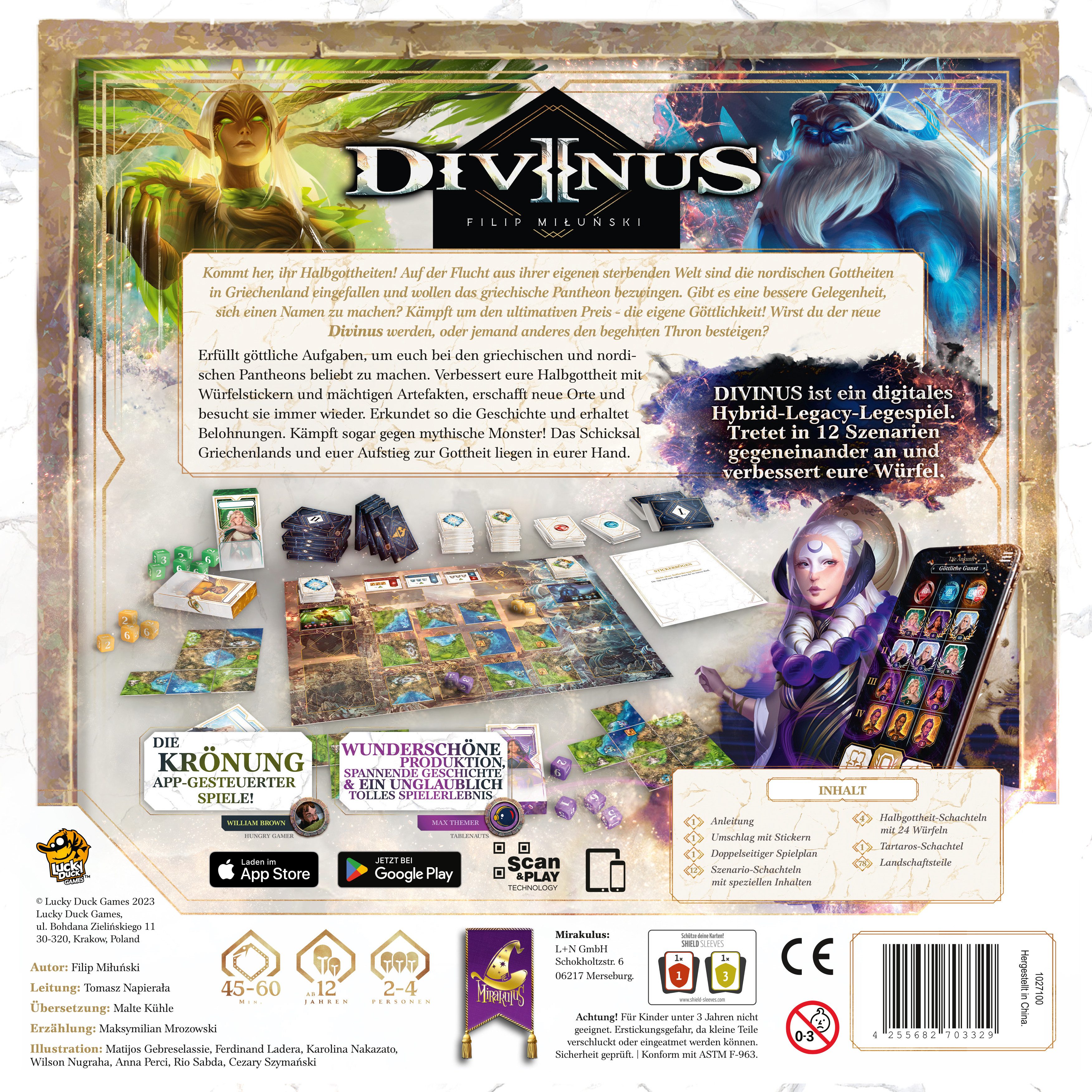 Mirakulus Spiel Divinus Grundspiel