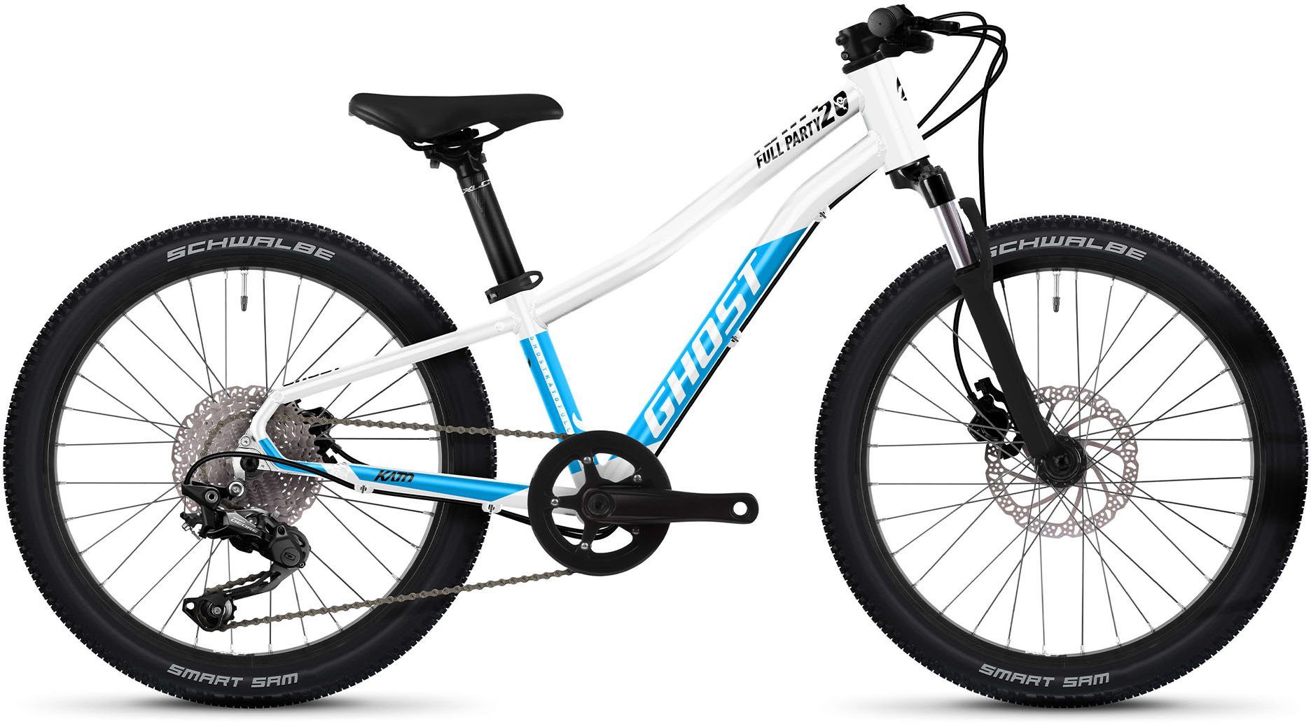 Ghost Mountainbike Kato 20 Full Party, 10 Gang Shimano Deore RD-M6000 Schaltwerk, Kettenschaltung