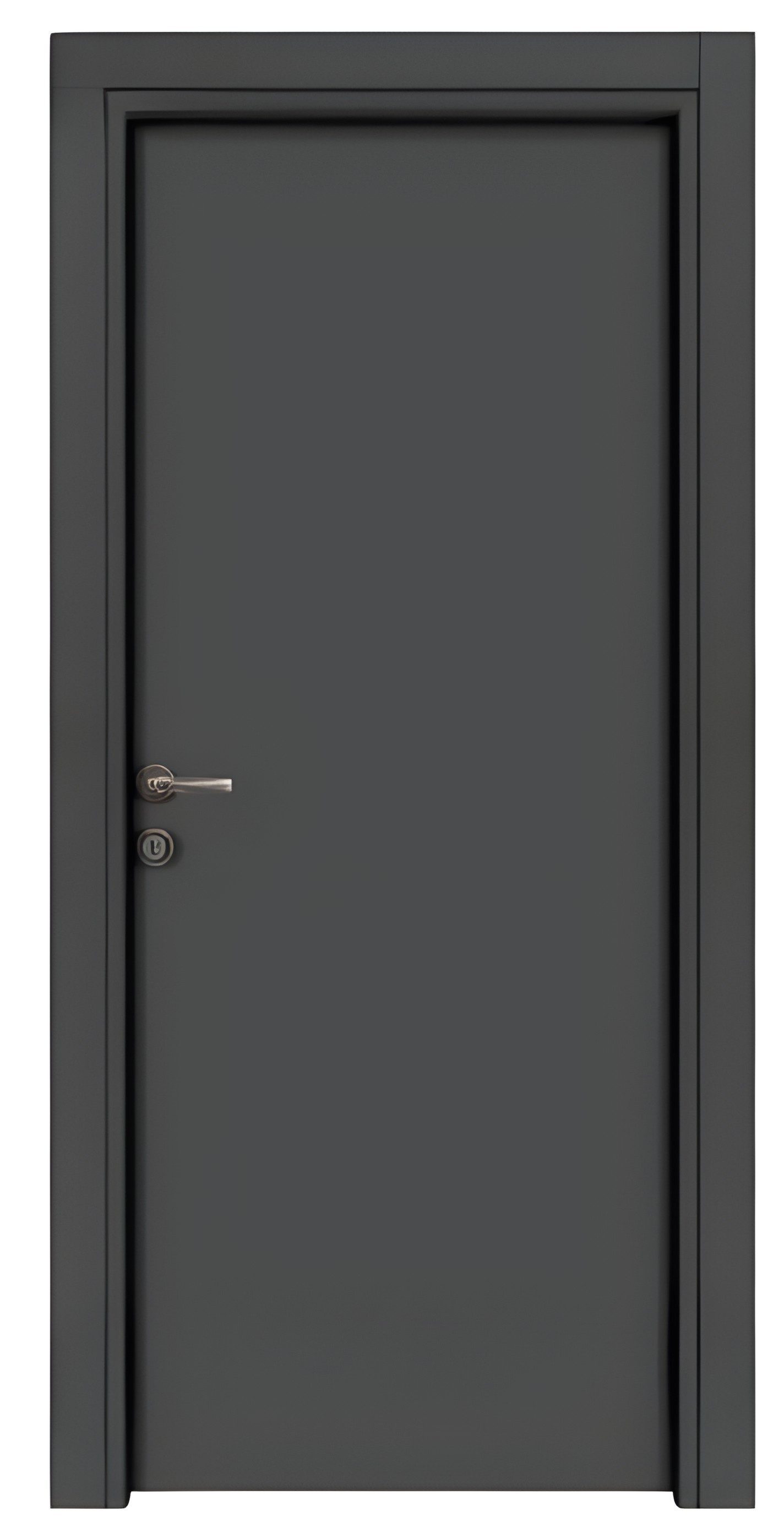 JVmoebel Zimmertür Dunkelgraue Designer PVC-Tür mit stilvollem Design