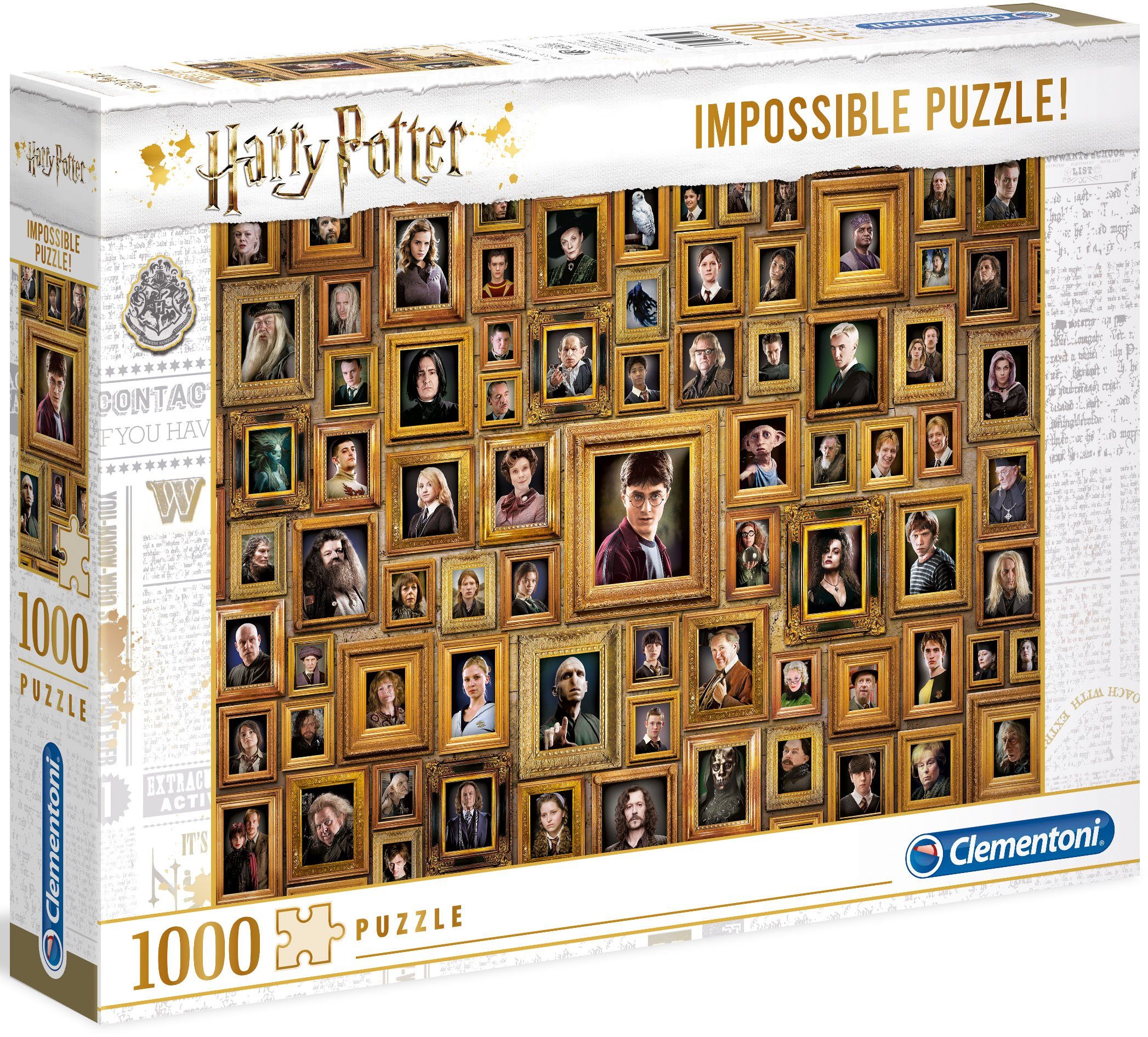 Clementoni® Puzzle Impossible Collection, Harry Potter, 1000 Puzzleteile, Made in Europe, FSC® - schützt Wald - weltweit