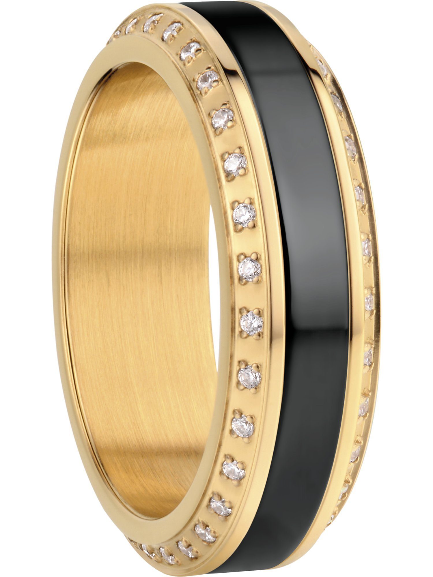 Bering Fingerring Bering Damen-Damenring Edelstahl Zirkonia