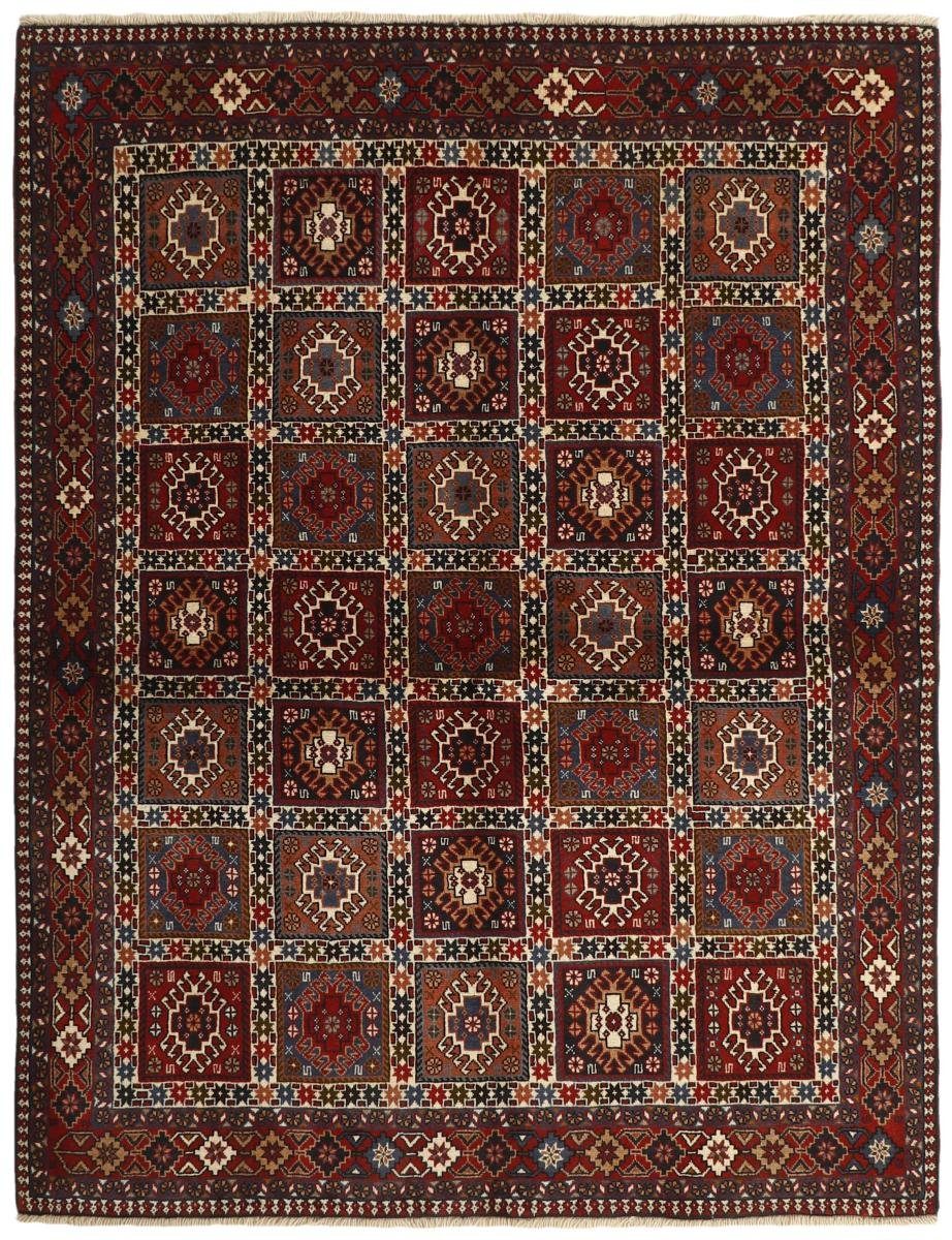 Orientteppich Yalameh 153x197 Handgeknüpfter Orientteppich / Perserteppich, Nain Trading, rechteckig, Höhe: 12 mm