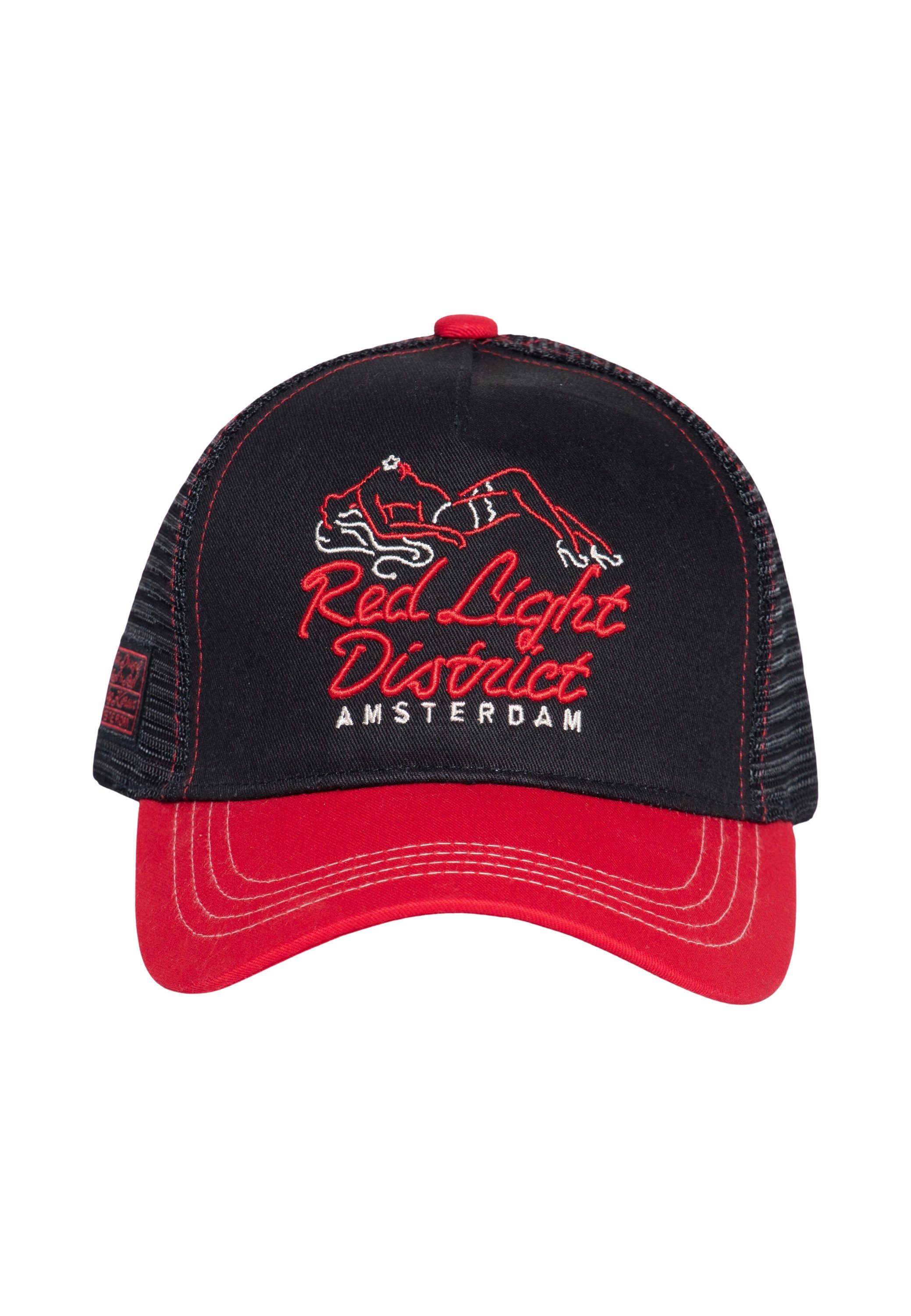 KingKerosin Trucker Cap Red Light District (1-St) Basecap Snapback