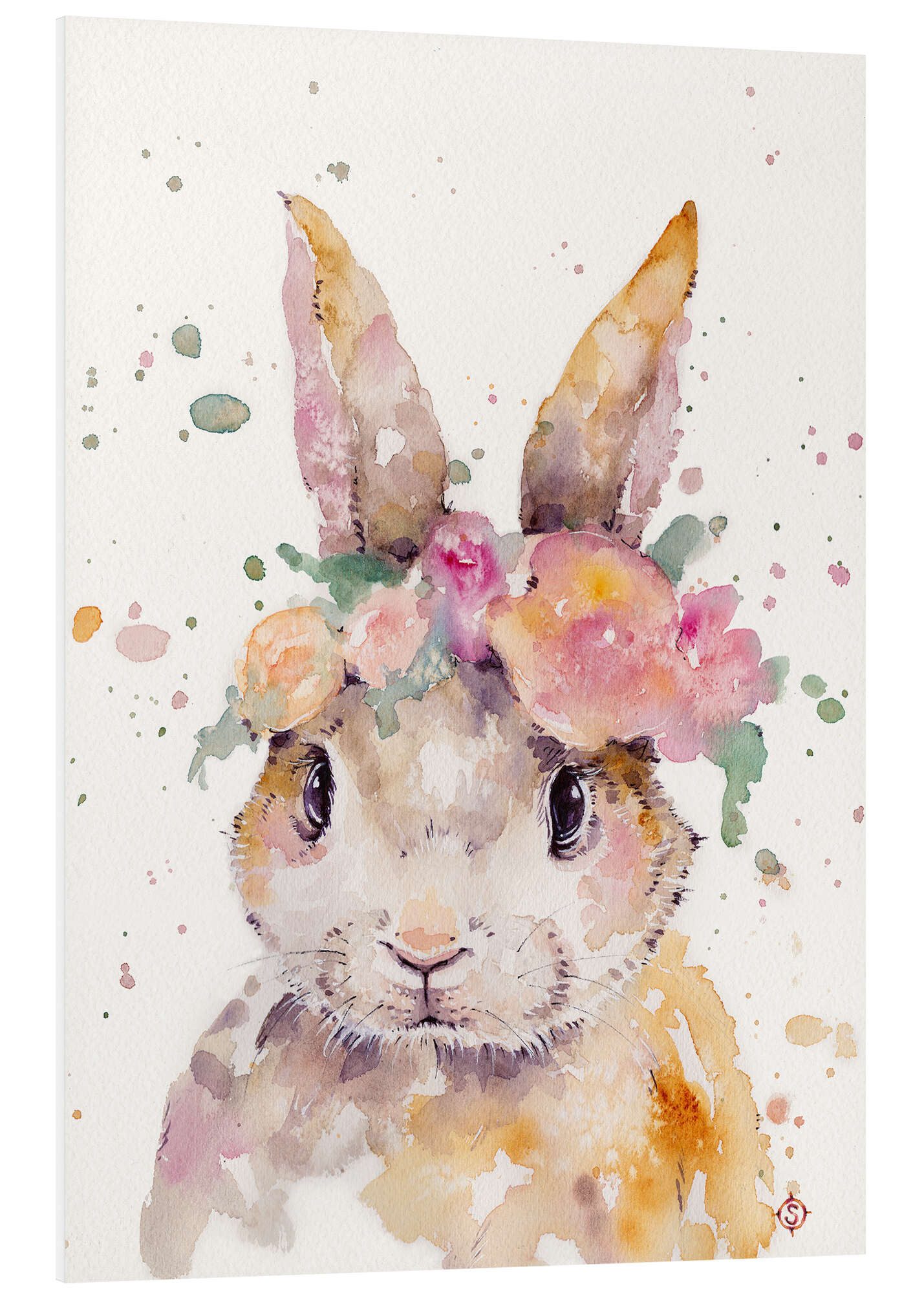 Posterlounge Wandbild Kleiner Hase, Sillier Than Sally, erhältlich als Poster, Leinwandbild, Wandsticker oder Acrylglasbild