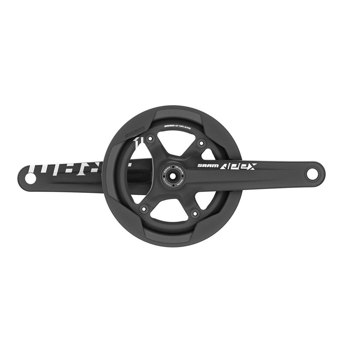 SRAM Fahrradkurbel KurbelgarniturApex 42 Zähne 172,5mm, BB30, Aluminium