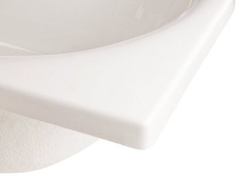 aquaSu Badewanne OVO II, Weiß, 180 x 80 cm, Acryl, Duobadewanne, 800952