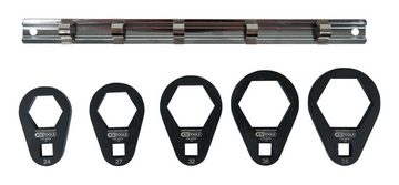 KS Tools Ringschlüssel (5 St), 3/8" EinsteckSatz, extra flach, 5-teilig