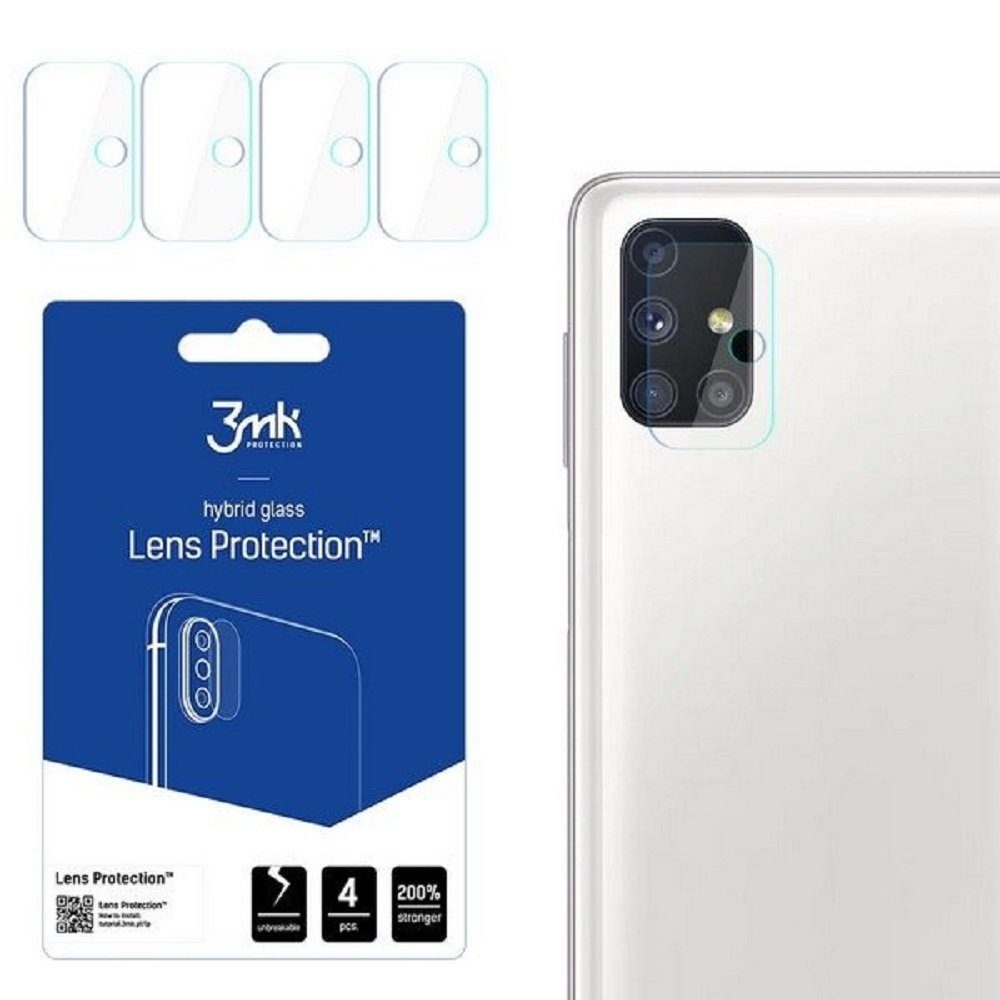 3MK Schutzfolie [ 4er Pack ] 3MK FlexibleGlass Lens kompatibel mit Samsung Galaxy M51, (4-St)