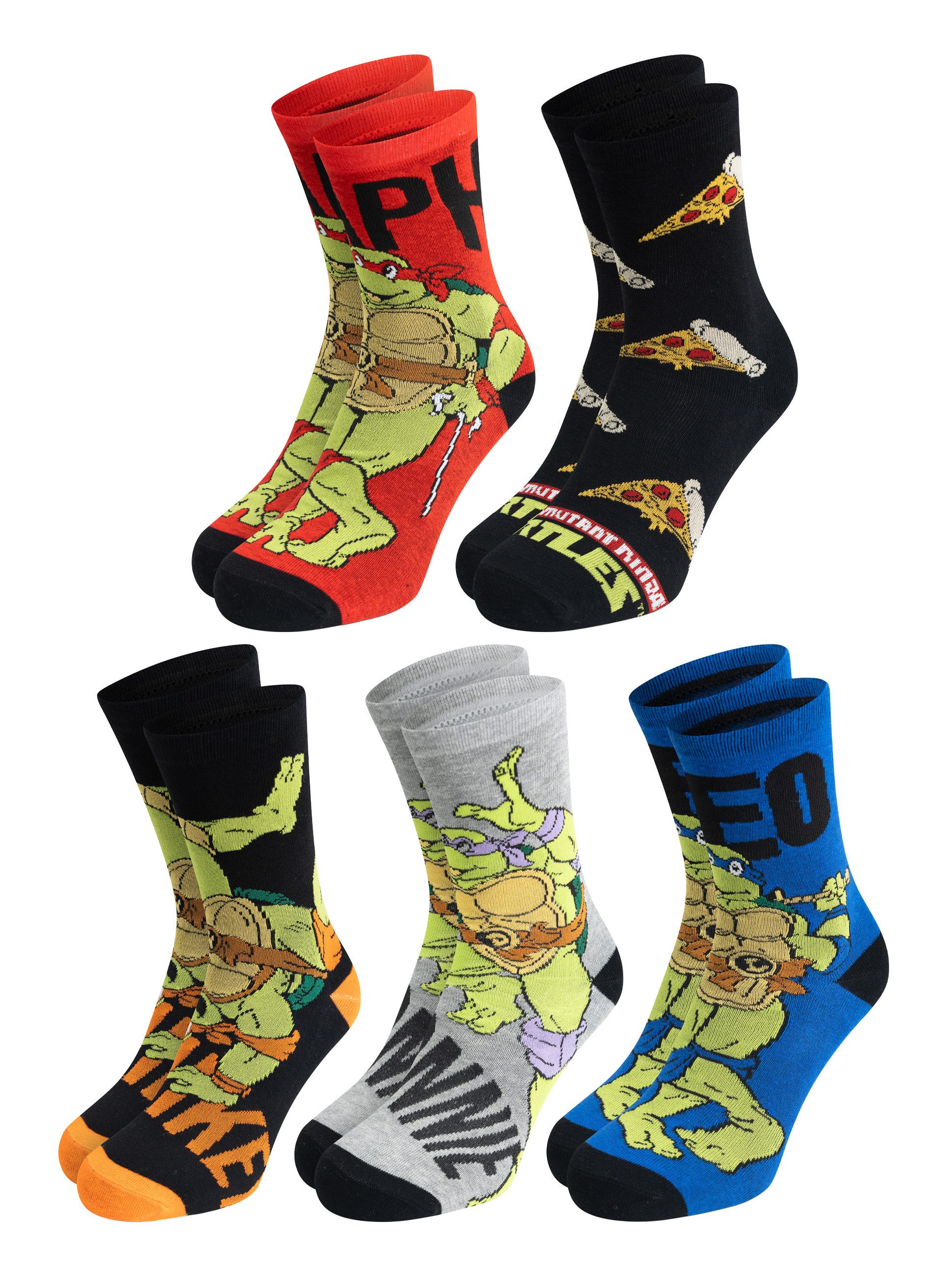United Labels® Socken Teenage Mutant Ninja Turtles Socken Sneaker Strümpfe günstig online kaufen