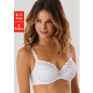 petite fleur Bügel-BH (Packung, 2 Stück) aus Spitze, mit dekorativen Trägern, Dessous