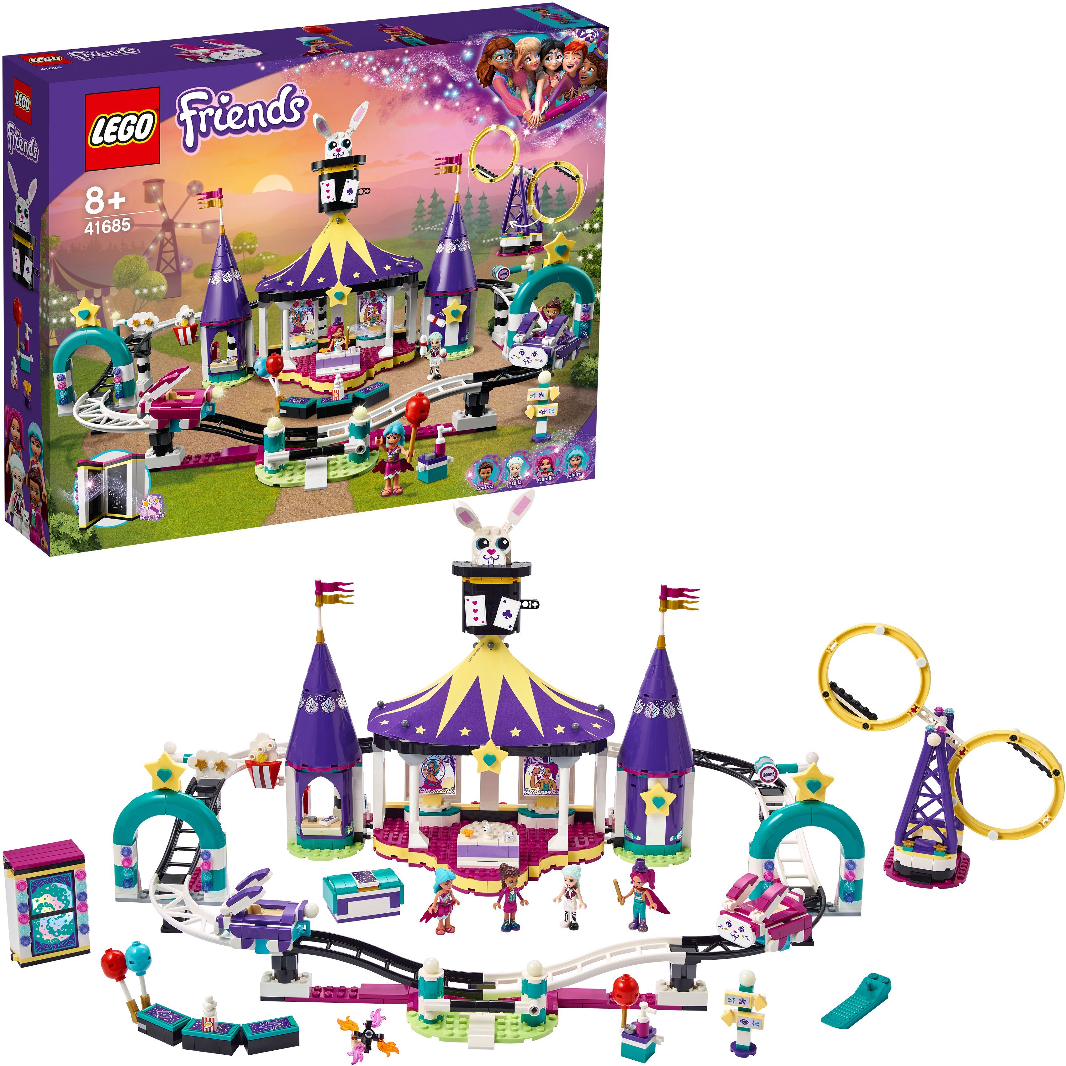 Image of LEGO® Friends - 41685 Magische Jahrmarktachterbahn