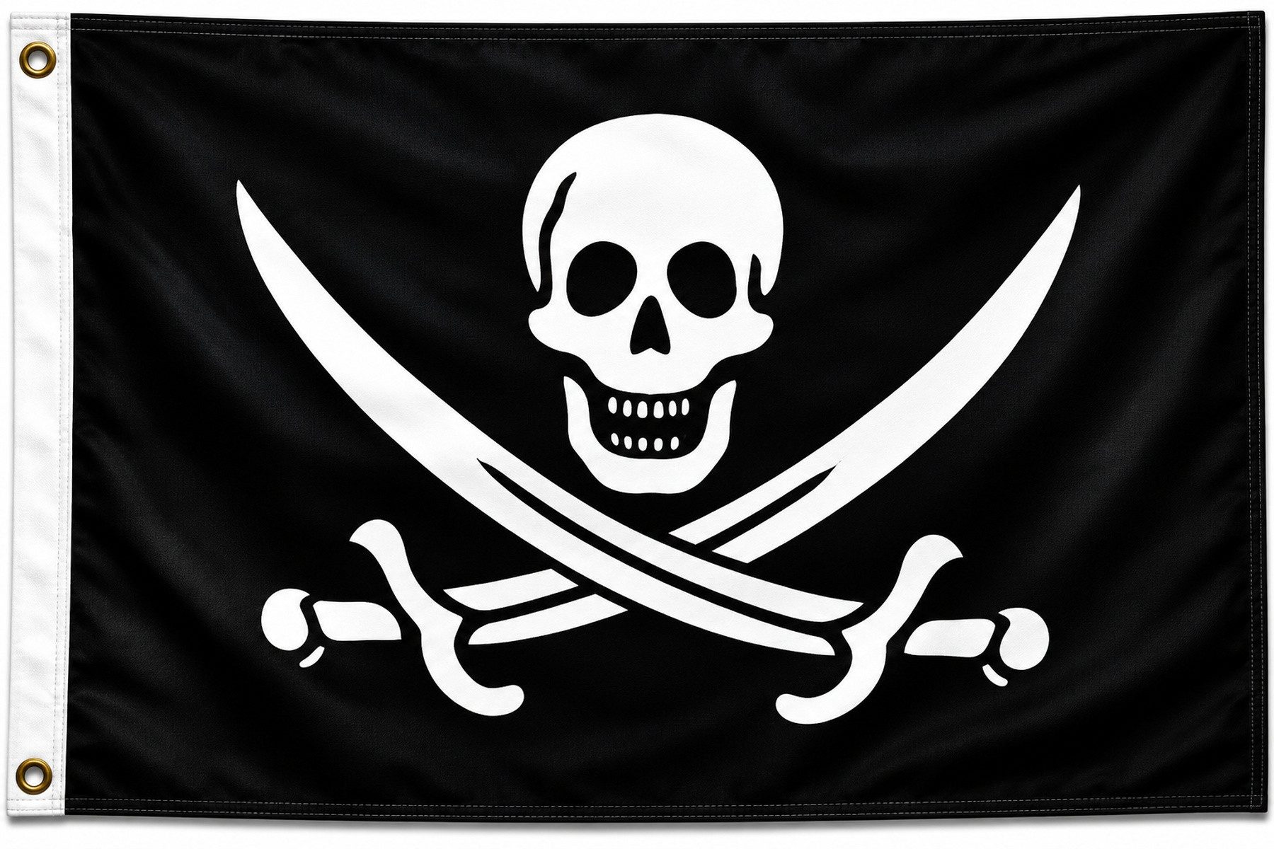 trends4cents Flagge Fahne Flagge Totenkopf Pirat - große Fahne - 150 x 250 cm (1-St)