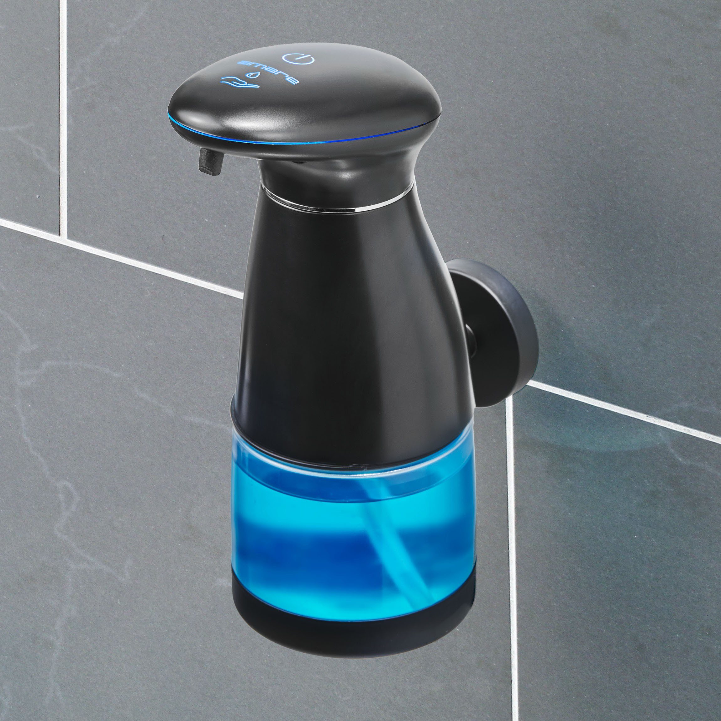 Sensor Luxus Lotionspender Seifenspender Seifenspender Schwarz Amare Bath