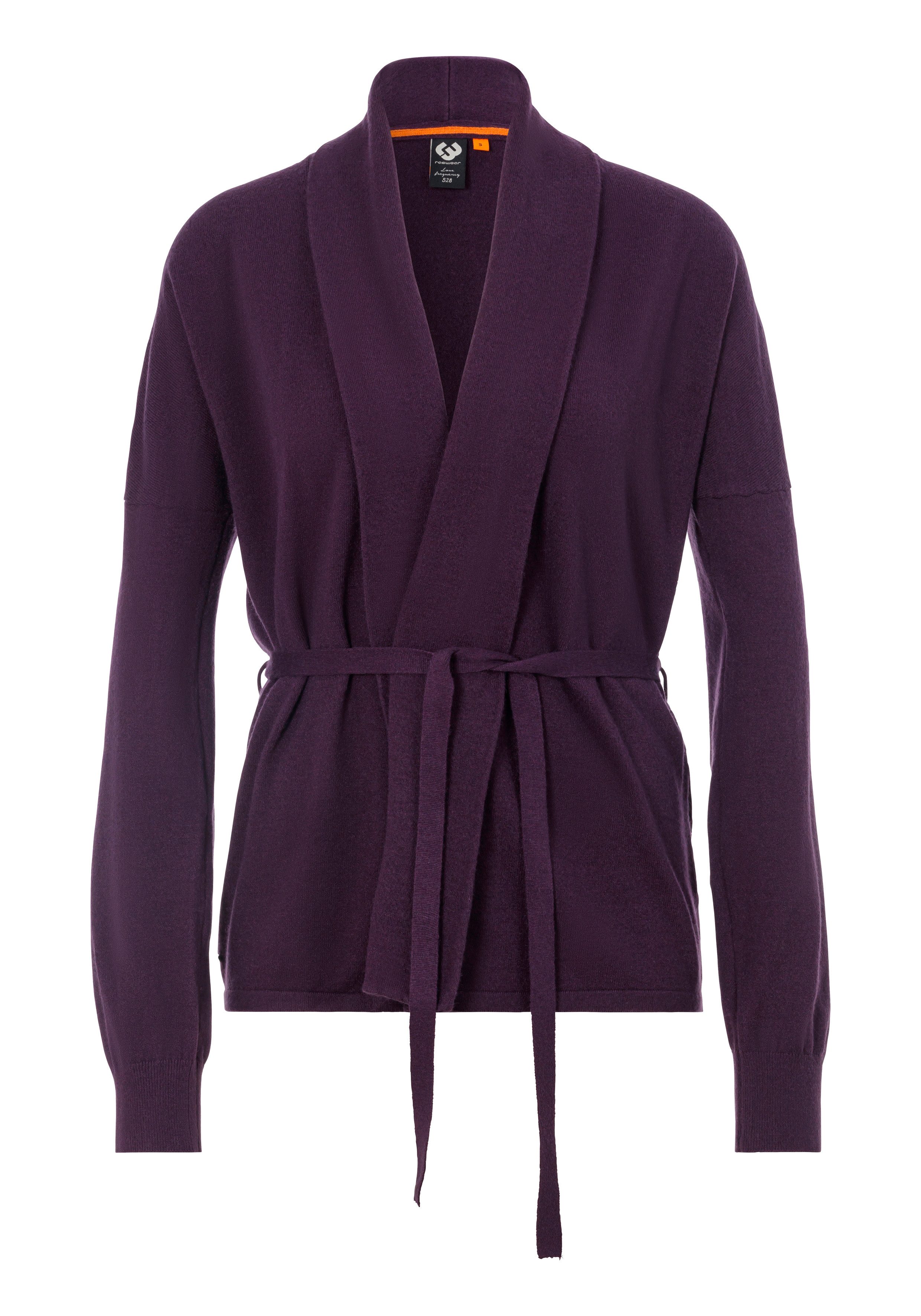Ragwear Strickjacke UMEKO mit Schalkragen, Materialmix aus Polyacryl, Polyester und Nylon – Bild 3 von 4