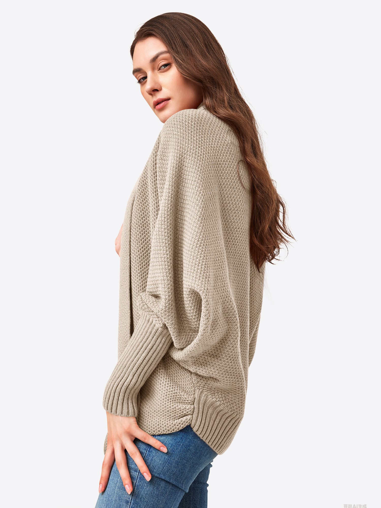 Imily Bela Cardigan Damen Lässiger Oversize-Strickjacke (Packung, 1-tlg., 1 günstig online kaufen