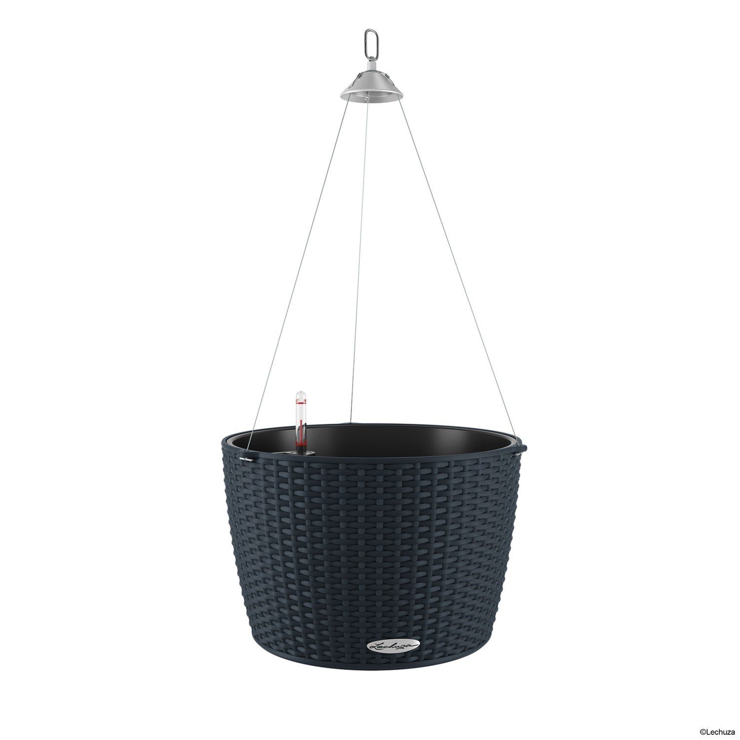 Lechuza® Blumentopf Hängeampel Nido Cottage 35 graphitschwarz