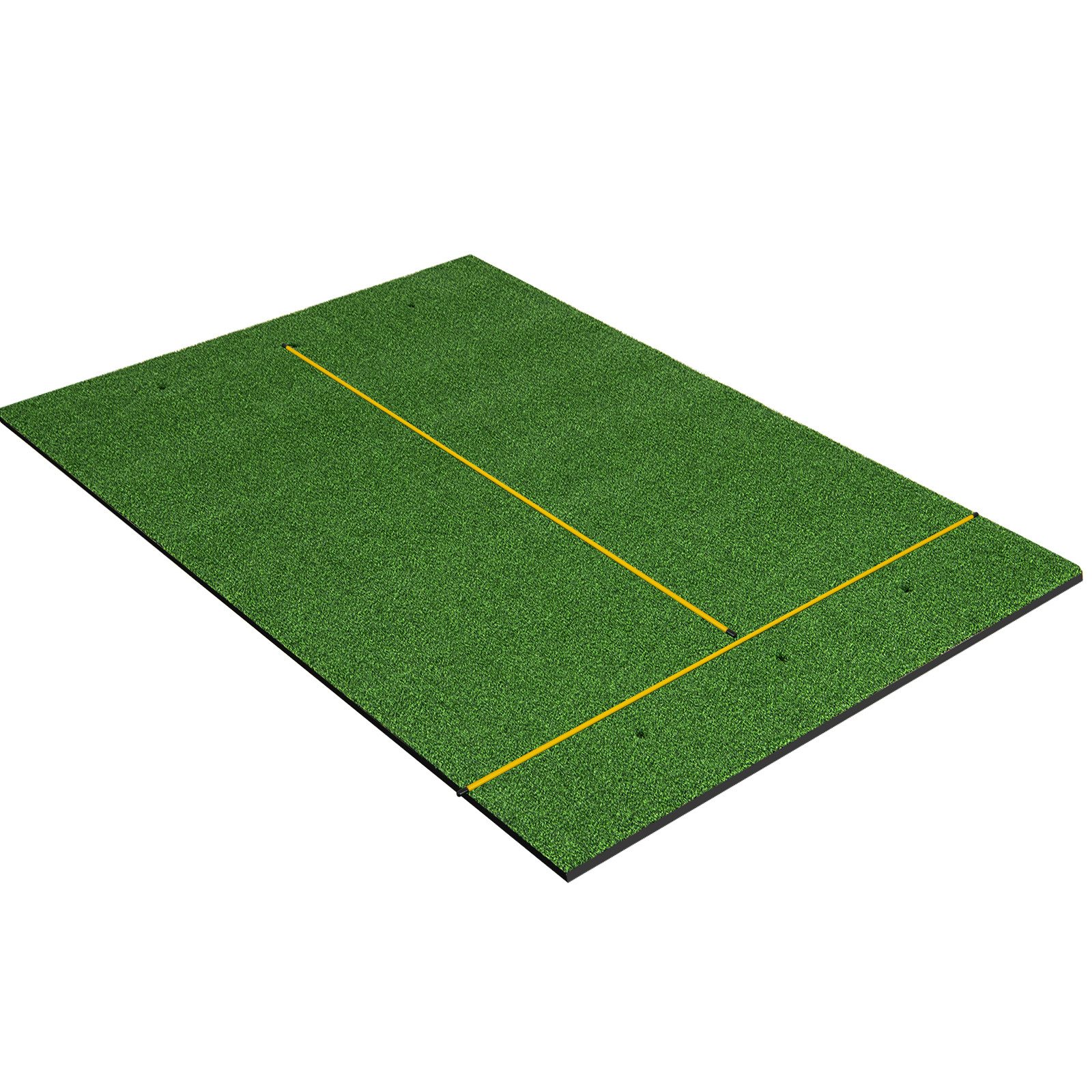 COSTWAY Golf-Abschlagmatte Übungsmatte, mit 2 Golf-Tees