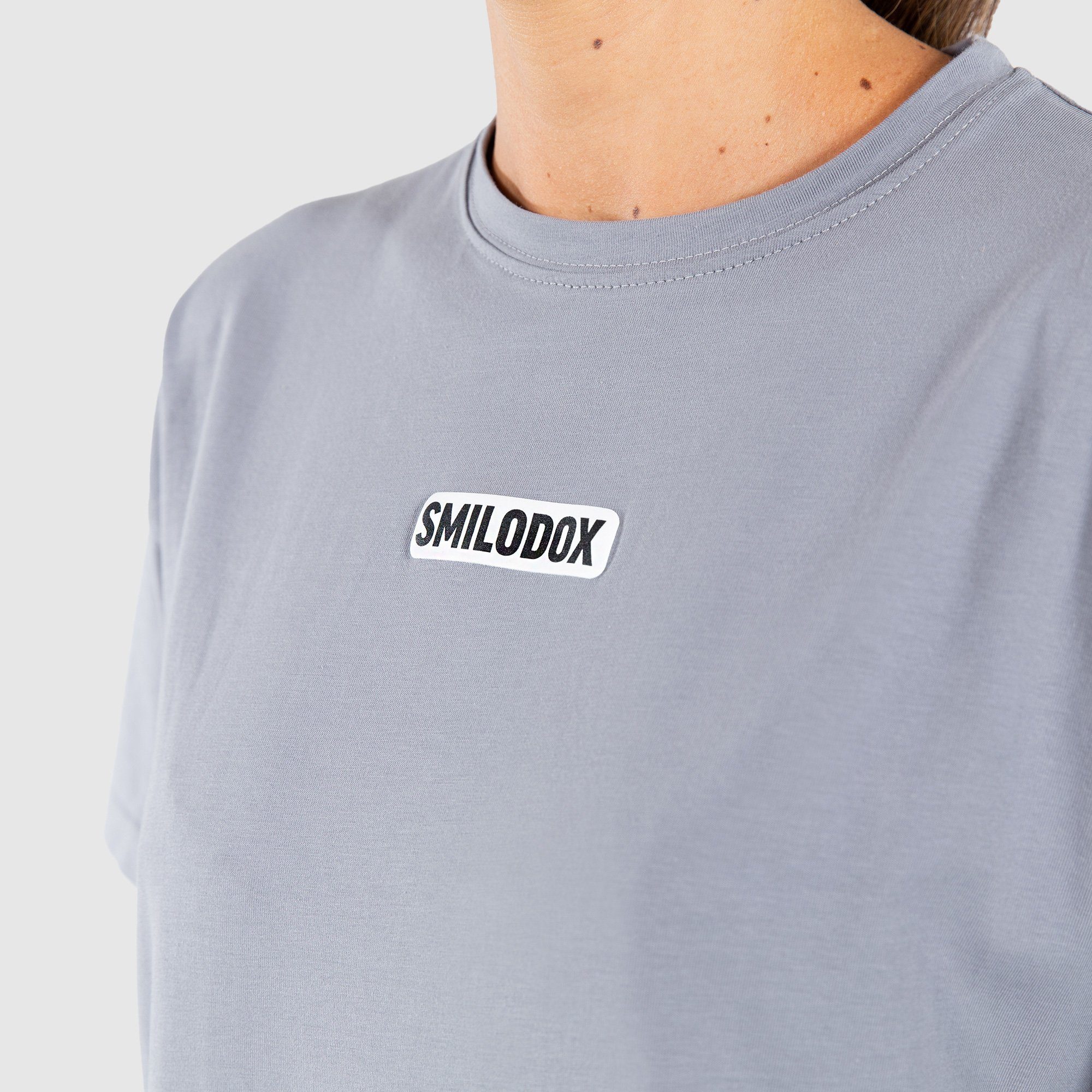 Grau Brisk T-Shirt Smilodox