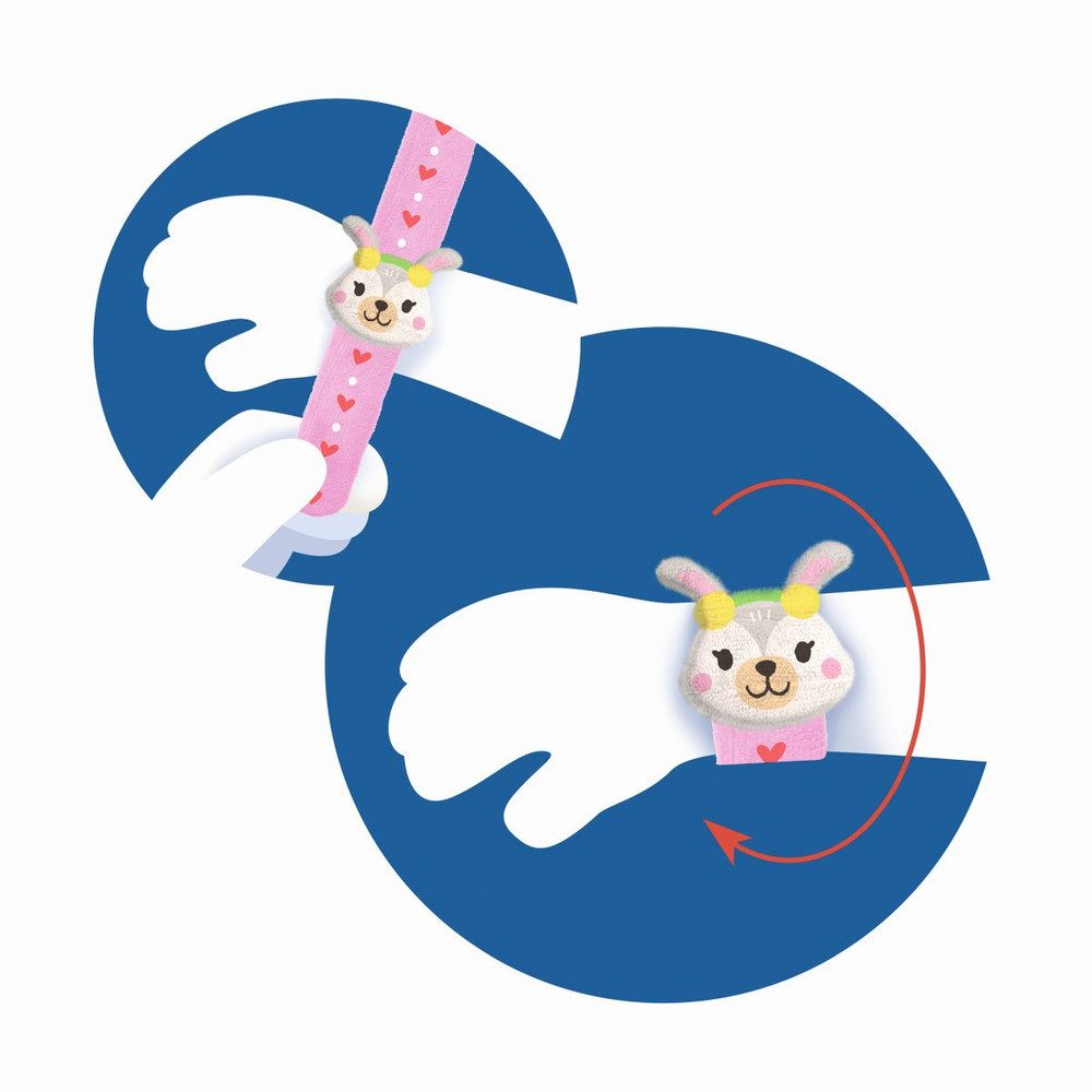 Trendhaus Schmuckset Schnapparmband - Plüsch - 1 Stück