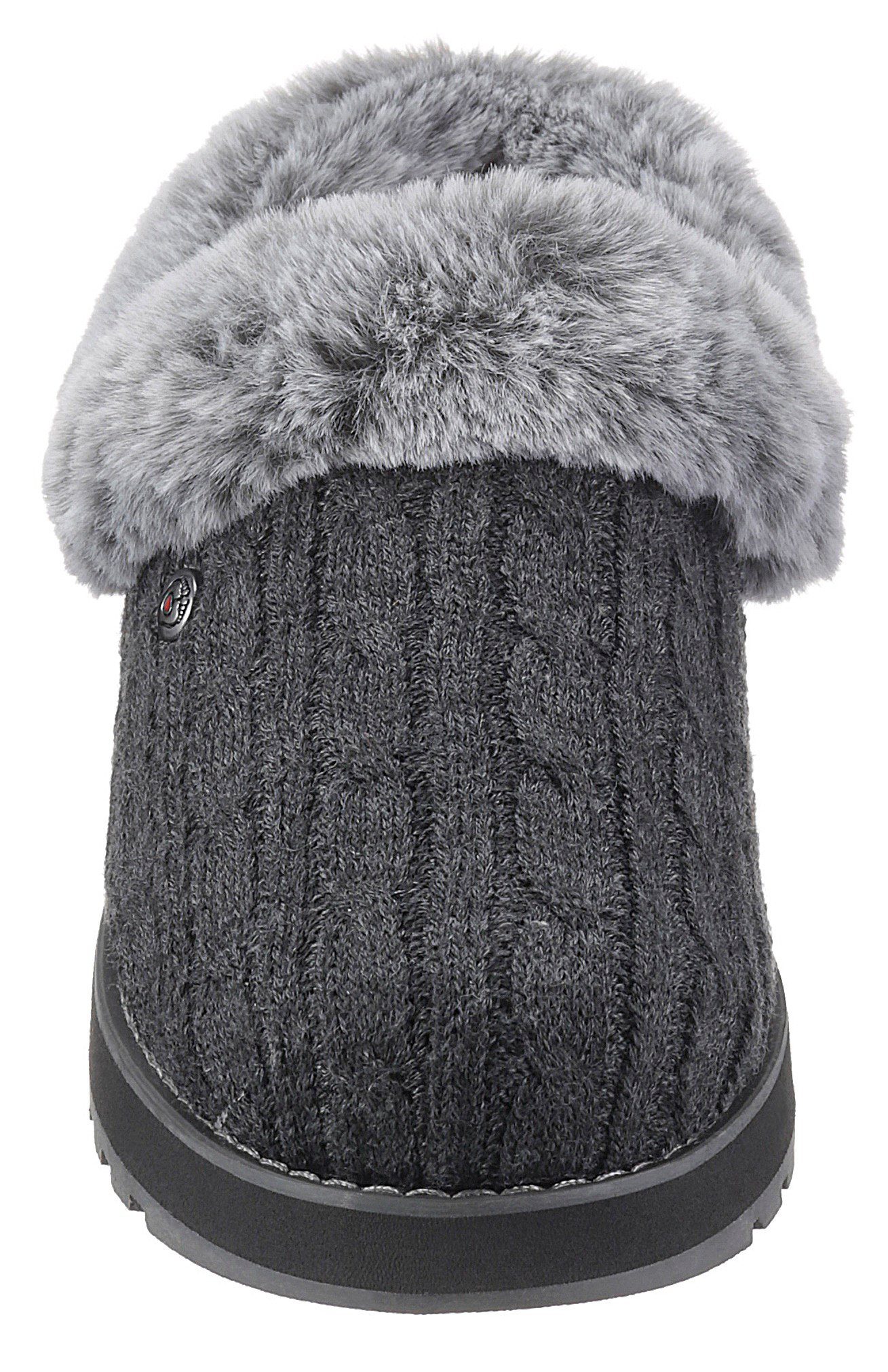 Skechers KEEPSAKES - ICE ANGEL Pantoffel Hausschuh in Strick-Optik – Bild 4 von 5