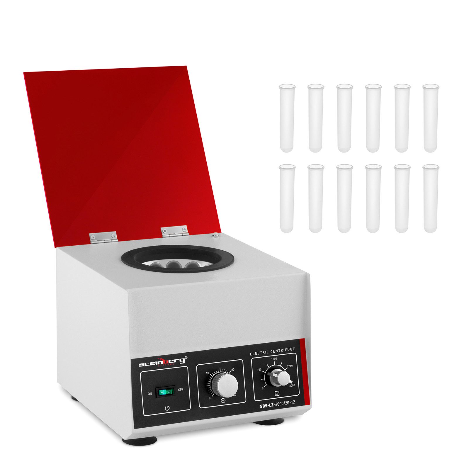 Steinberg Systems Laborzentrifuge 12 x 20 ml Zentrifuge RZB 1150 xg Winkelrotor 3000 U/min 180 W Labor, 3000 U/min