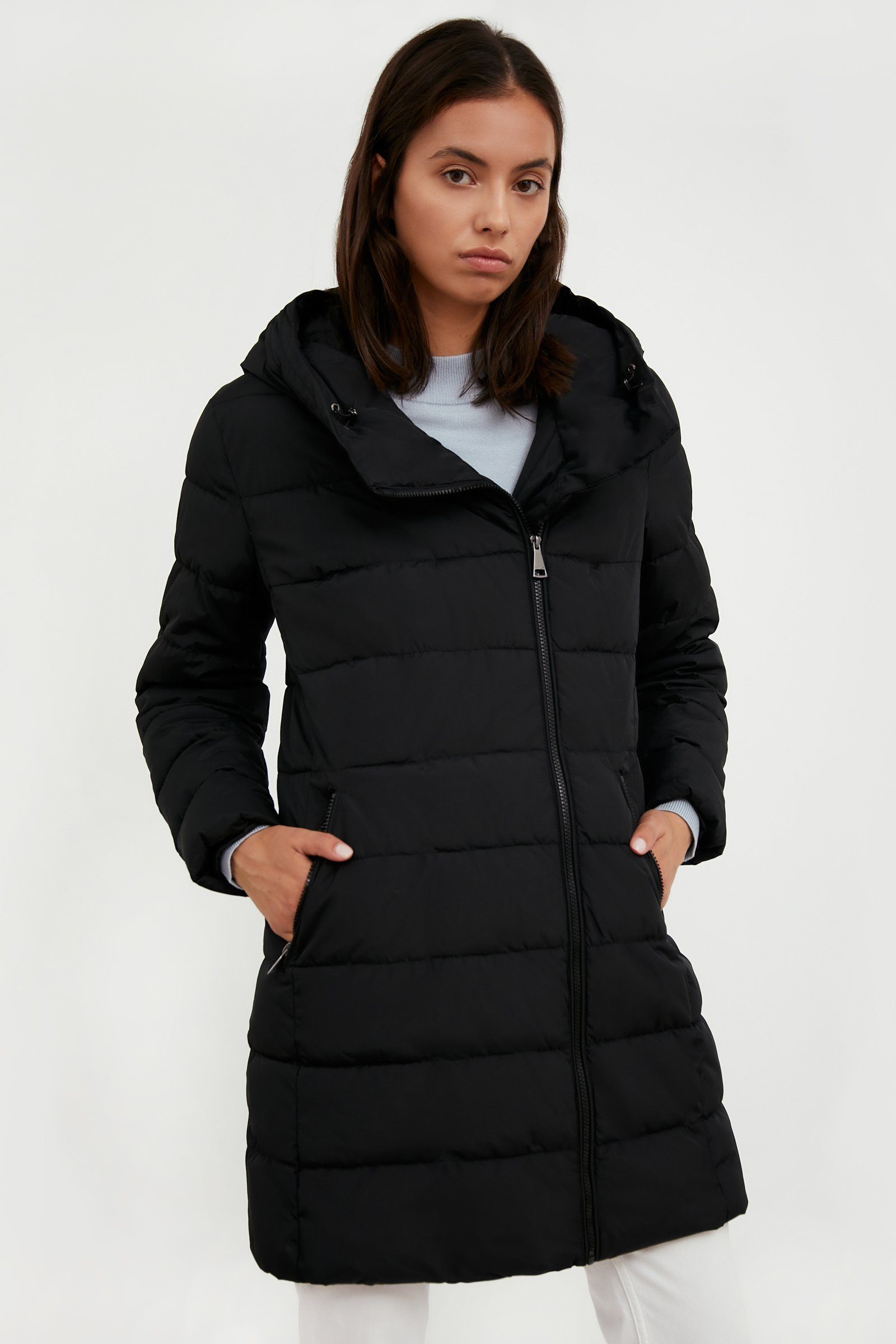 Finn Flare Kurzmantel mit geradem Schnitt