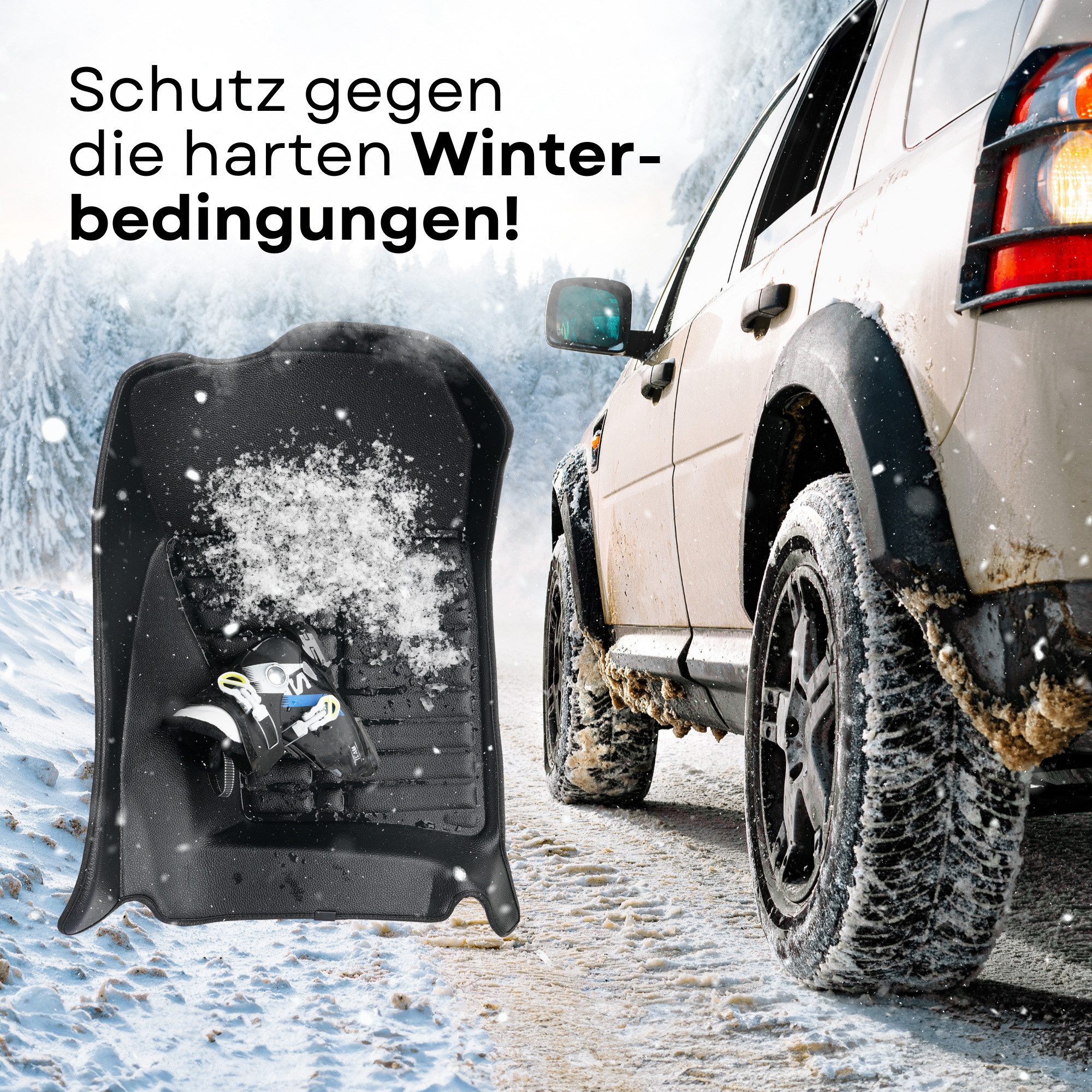 fussmattenprofi.com 5D Premium Car Floor Mat TPE Set suitable for BMW X5 (F15) 2013-2018 (1 pc), for BMW BMW X5