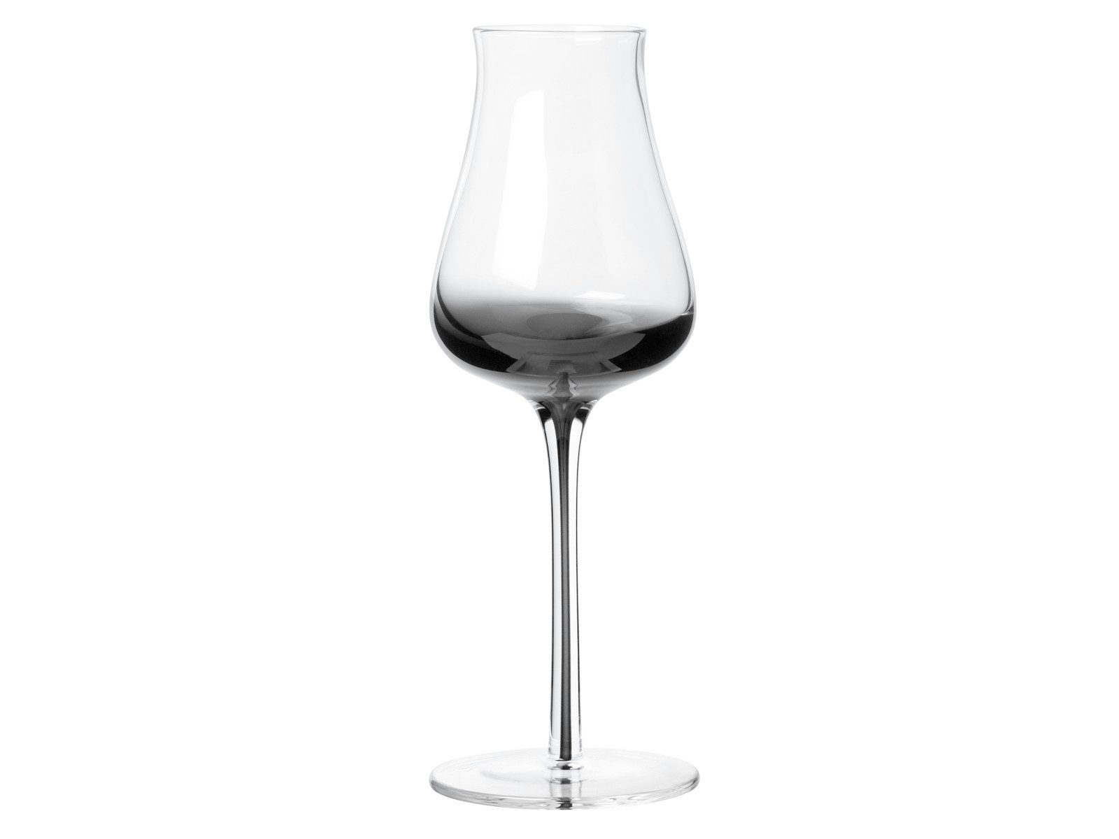 Broste Copenhagen Schnapsglas SMOKE Spirituosen Glas klar/grau 0,15l 4er Set, Glas