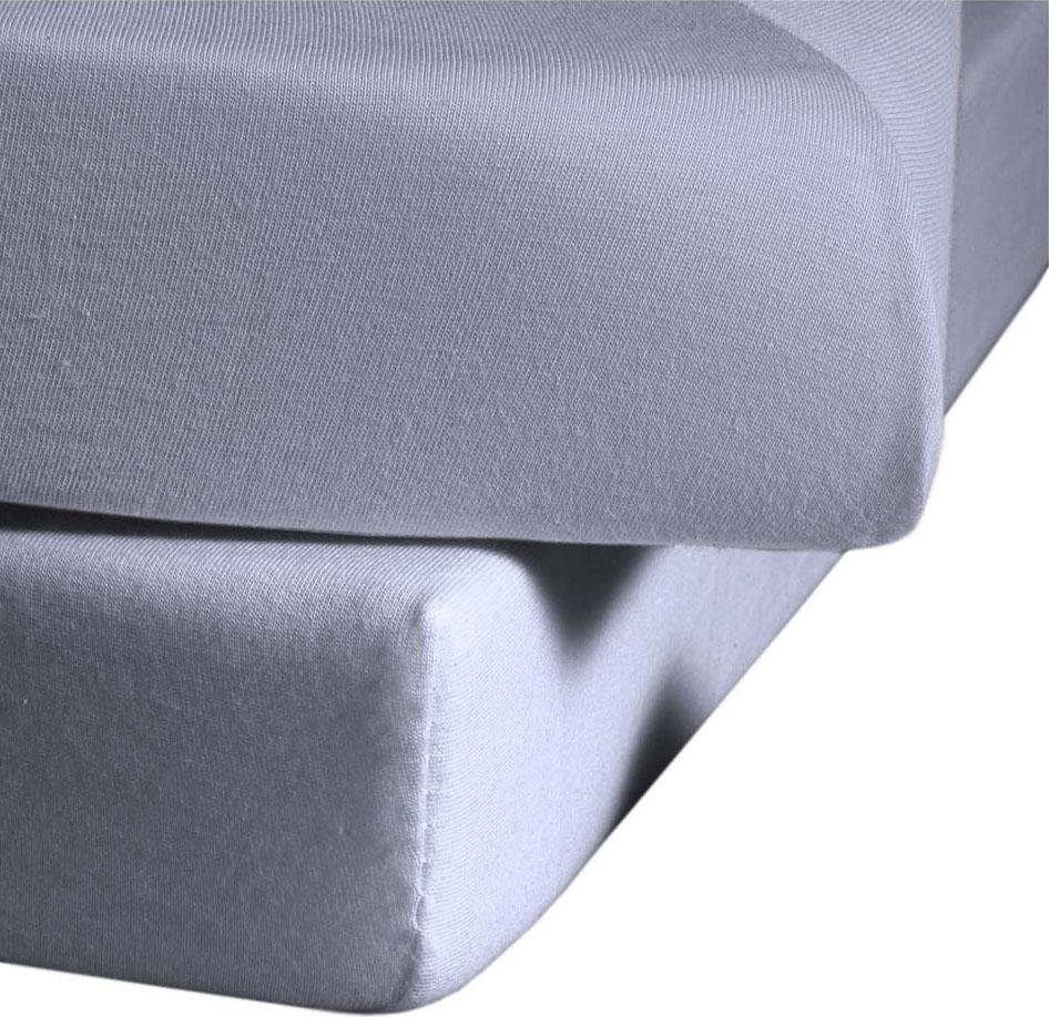 fleuresse Spannbettlaken Colours in Gr. 90x200, 140x200 oder 180x200 cm, Mako-Satin, Gummizug: rundum, (1 Stück), Mako Satin, für Matratzen bis 23 cm Höhe, Bett – Bild 4 von 5