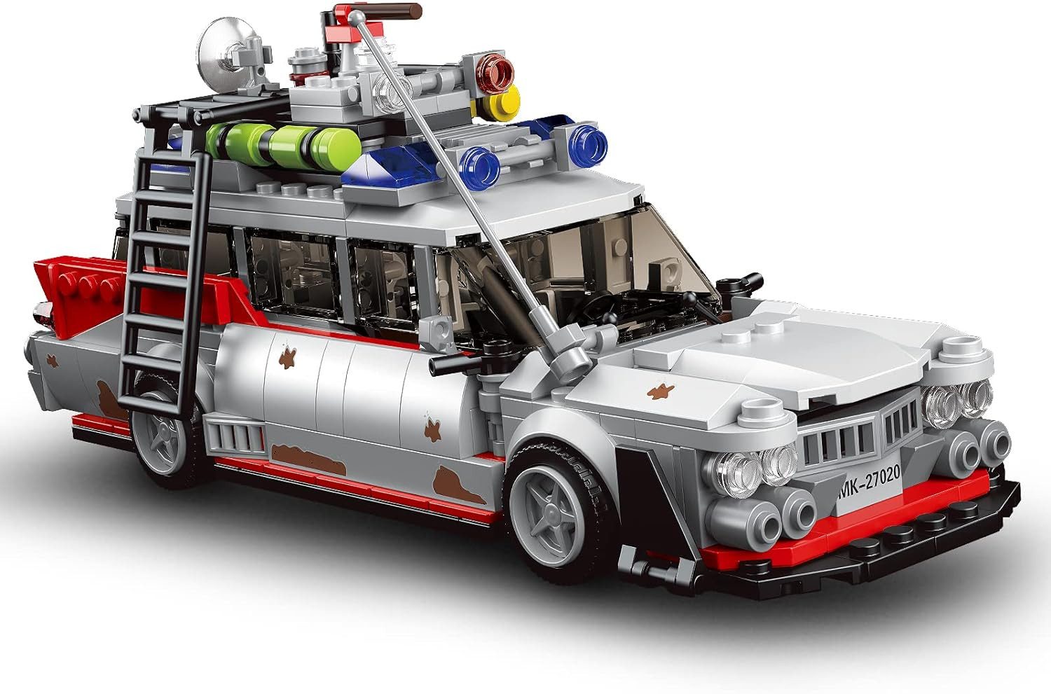 Fivejoy Spielzeug-Bus Geisterbus großes Set für Erwachsene, Modellauto-Bausatz, (Geisterbus-Set, Modellauto-Bausatz(603Teile), Bausteine Bausatz, Lernspielzeug für Bauwissenschaften