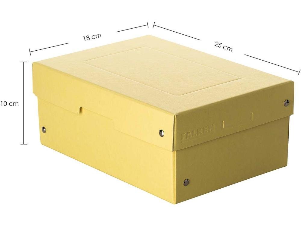 Falken Geschenkpapier mm PureBox Höhe gelb A5, 100 Falken DIN 'Pastell',