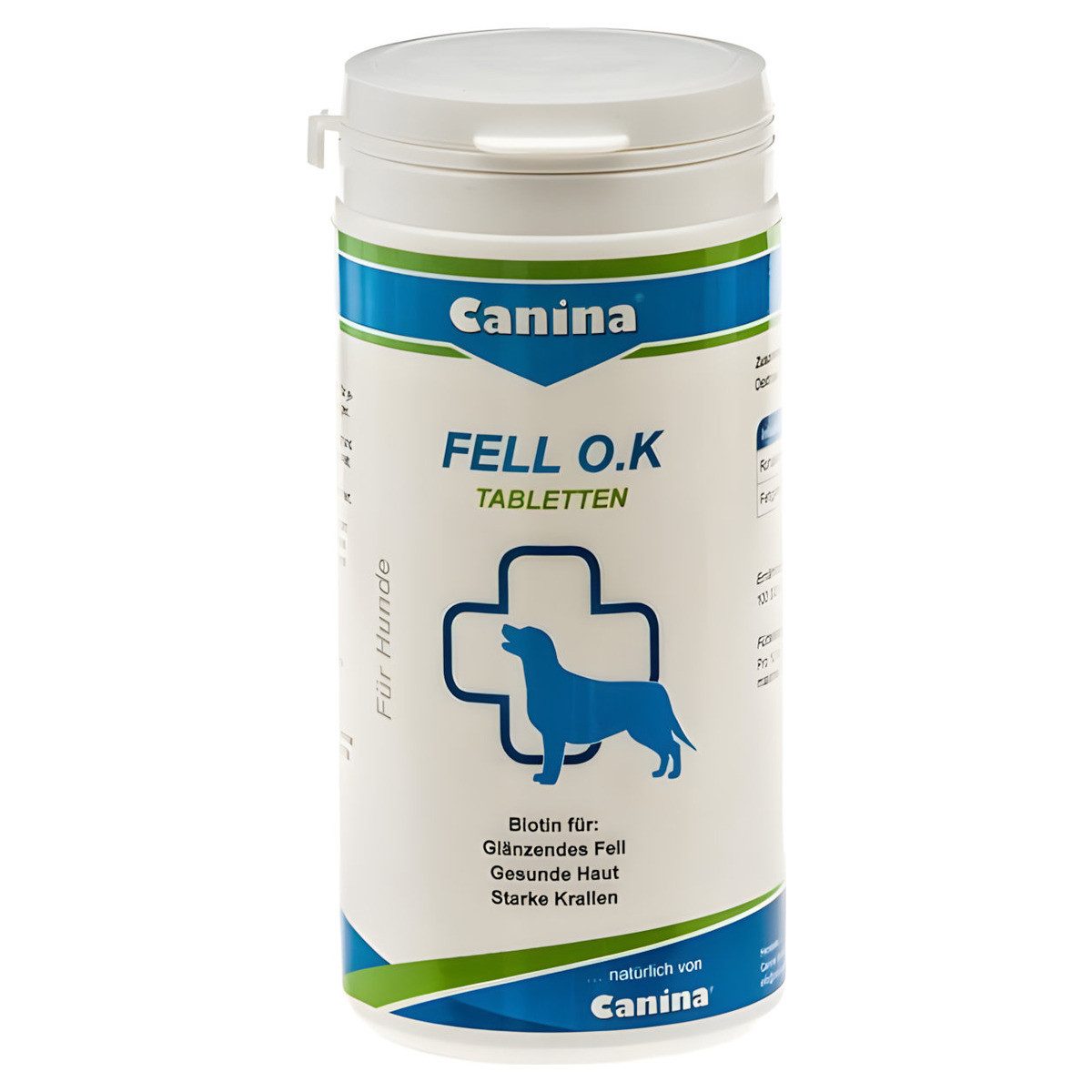 Canina Pharma Fell O.K. Tabletten 250 g, Nahrungsergänzungsmittel für: Hund