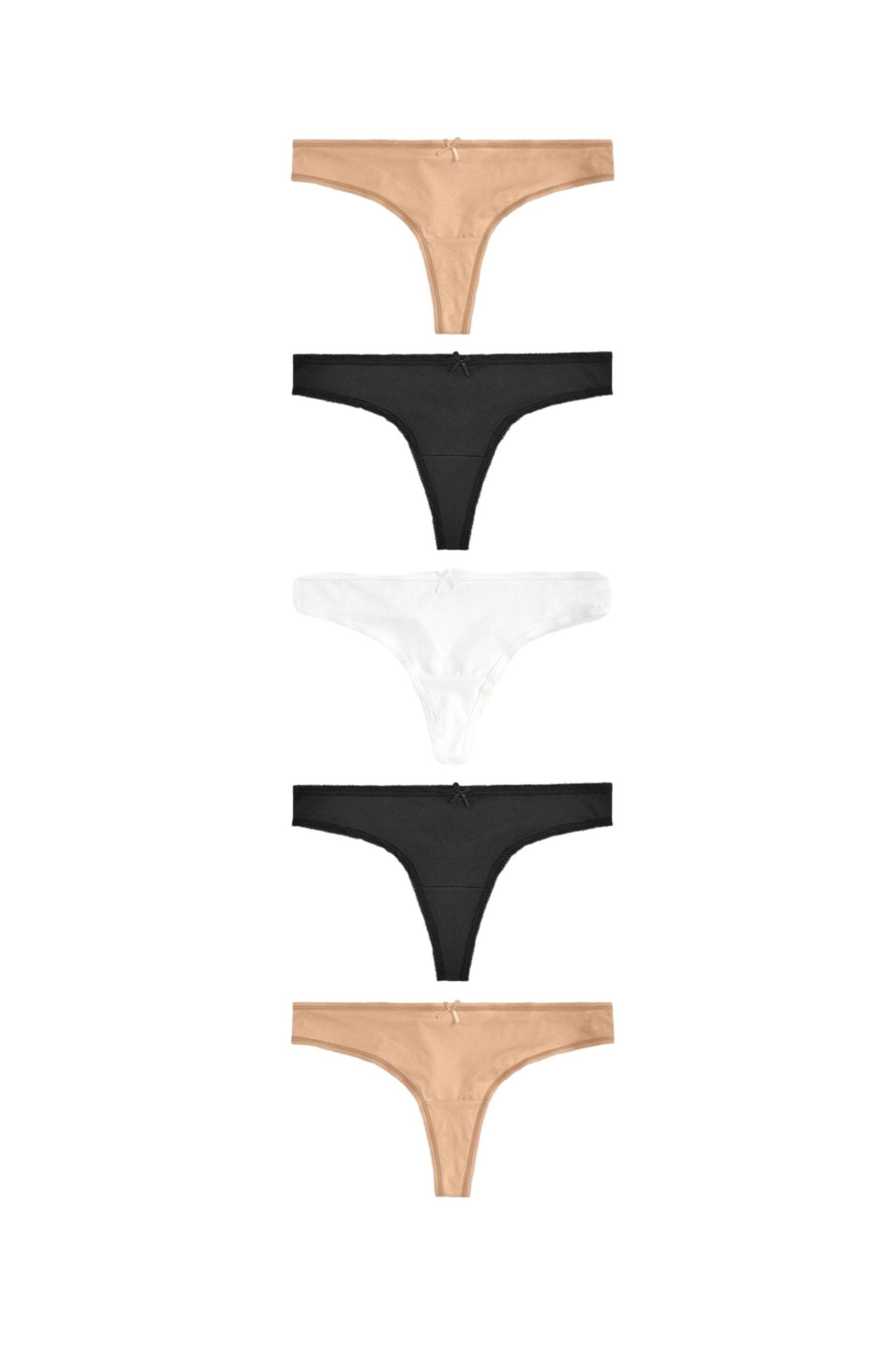 Next String 5er-Pack Mikrofaser-Slips, Tanga (5-St)