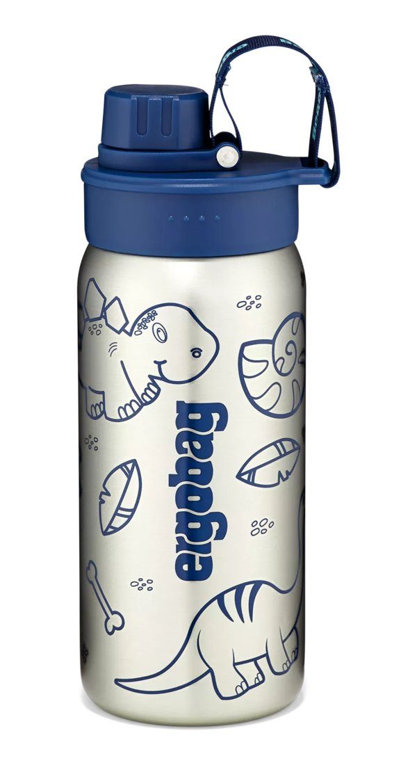 ergobag Trinkflasche Edelstahl Trinkflasche, auslaufsicher und kohlensäuregeeignet