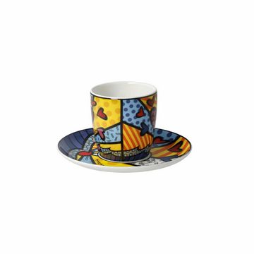 Goebel Espressotasse Romero Britto - A New Day, Fine Bone China