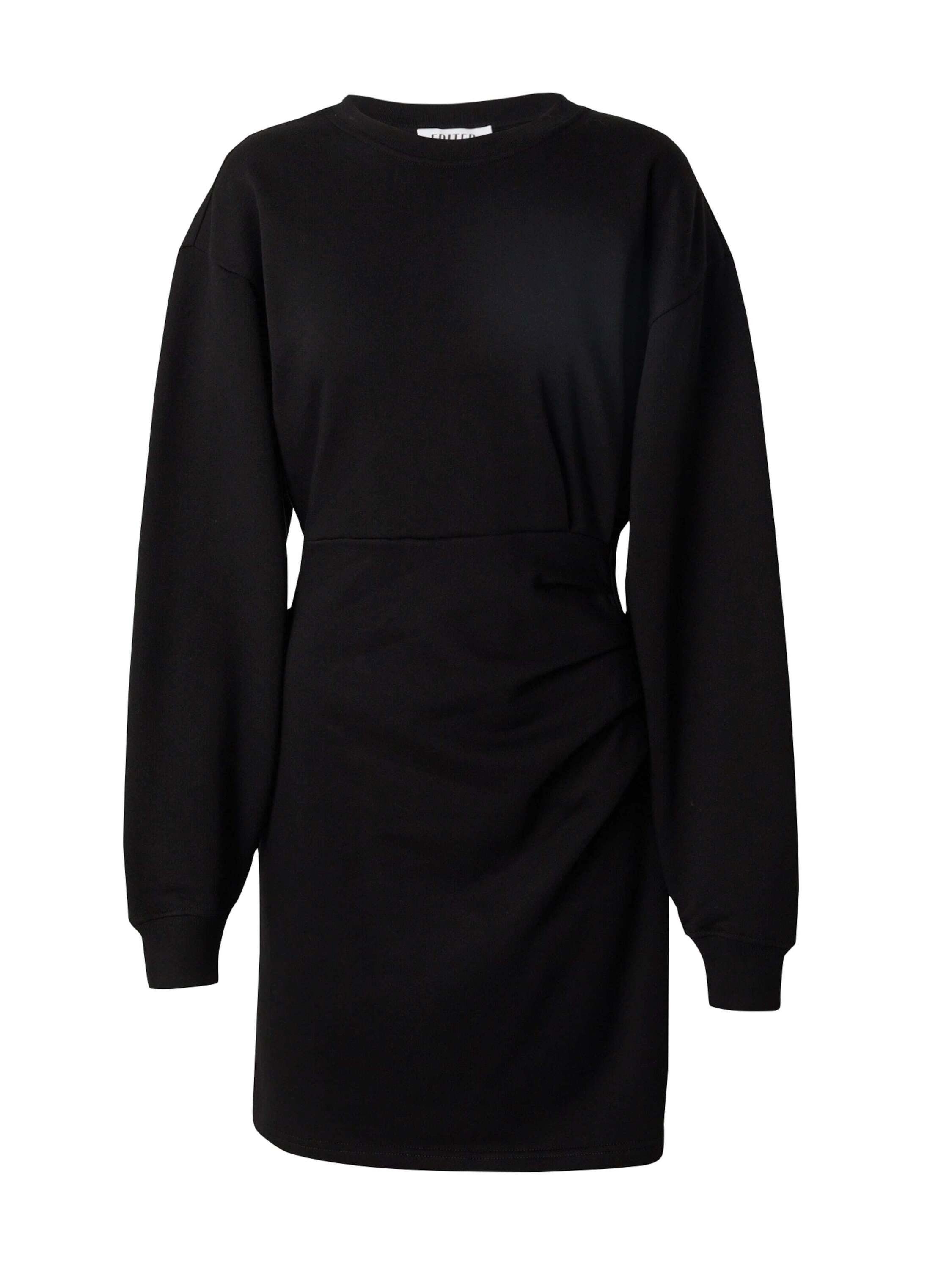 EDITED Sweatkleid Lisabat (1-tlg) Drapiert/gerafft
