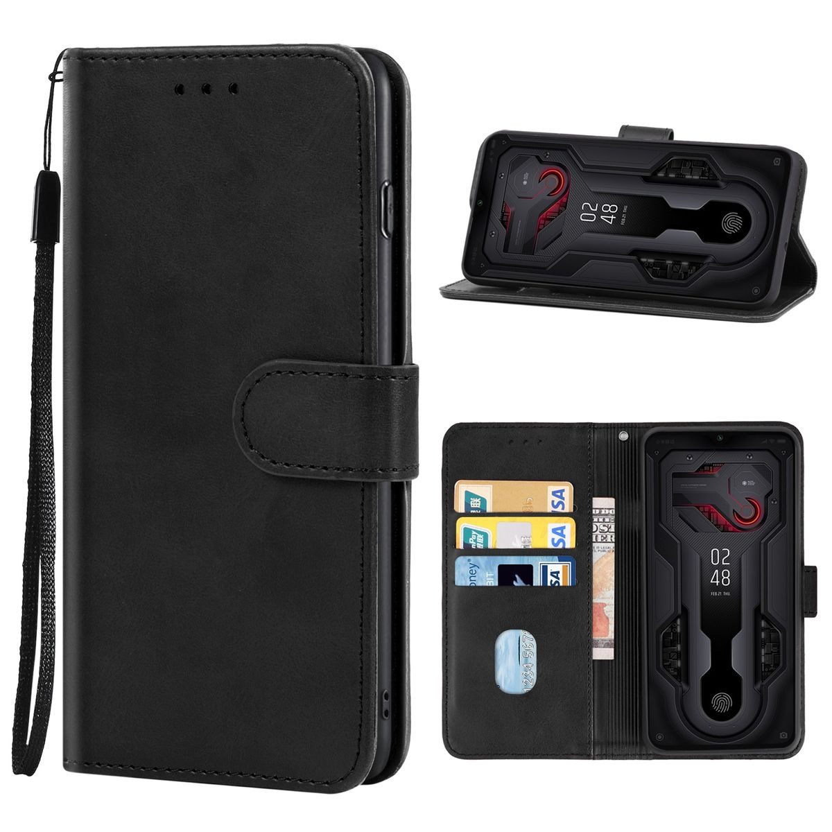 König Design Handyhülle Xiaomi Mi 9 Explorer / Mi 9, Schutzhülle Schutztasche Case Cover Etuis Wallet Klapptasche Bookstyle