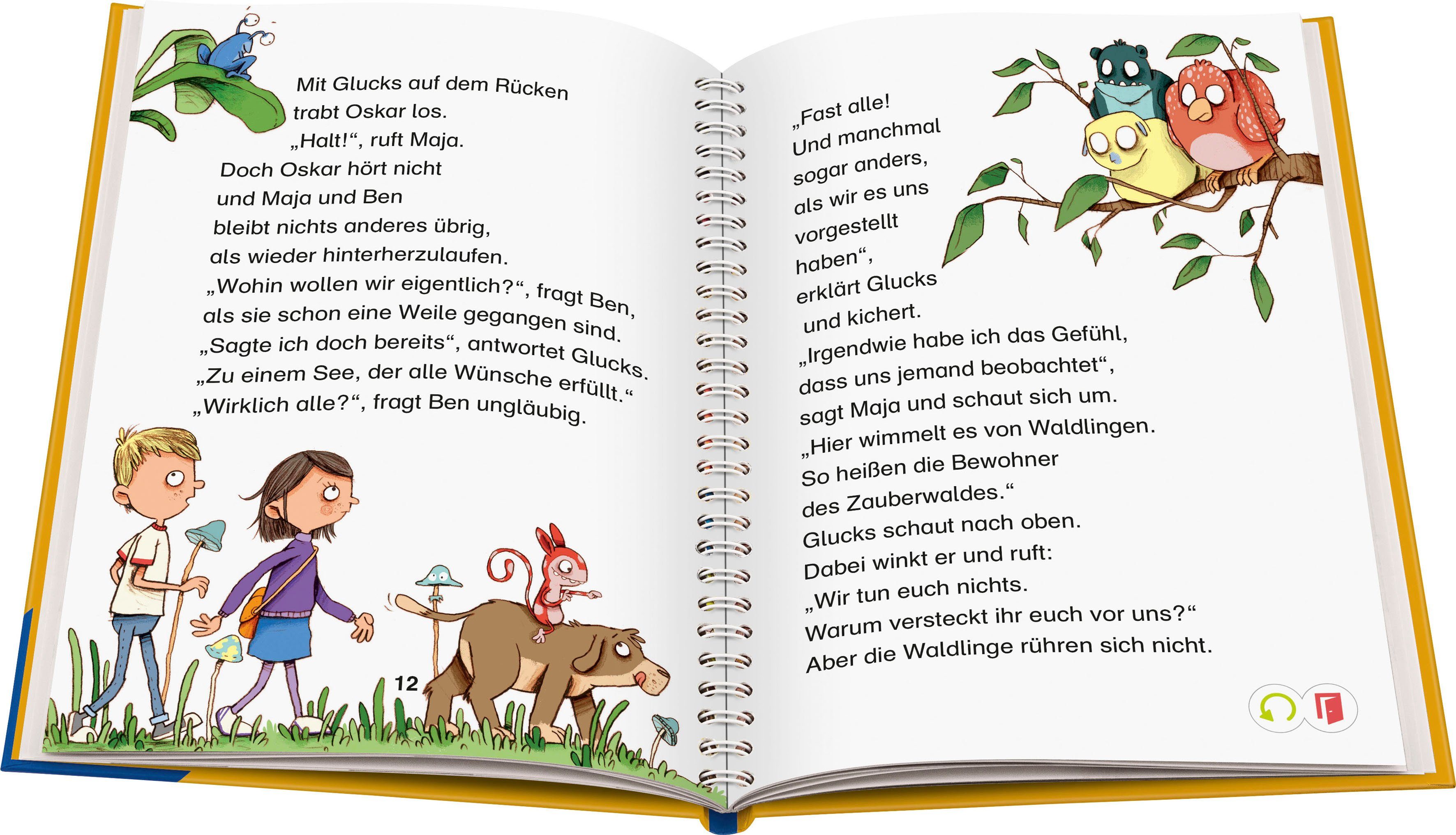 Ravensburger Kinderbuch tiptoi® Lese-Lausch-Abenteuer Zauberwald, Made in Europe