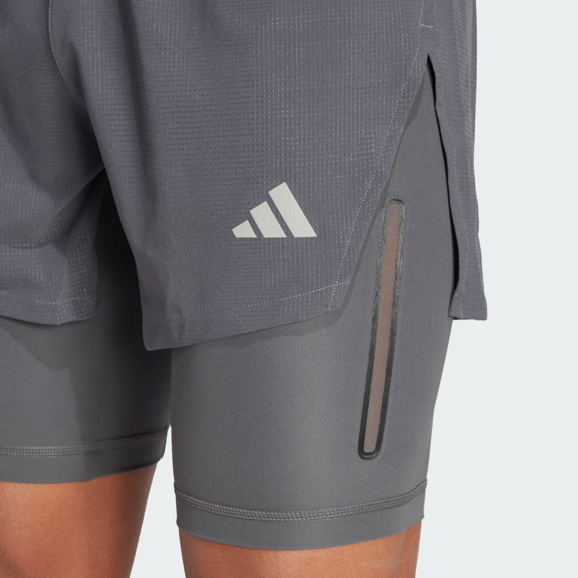 Six SHORTS HIIT Grey ELEVATED TRAINING Performance HEAT.RDY adidas 2-IN-1 2-in-1-Shorts